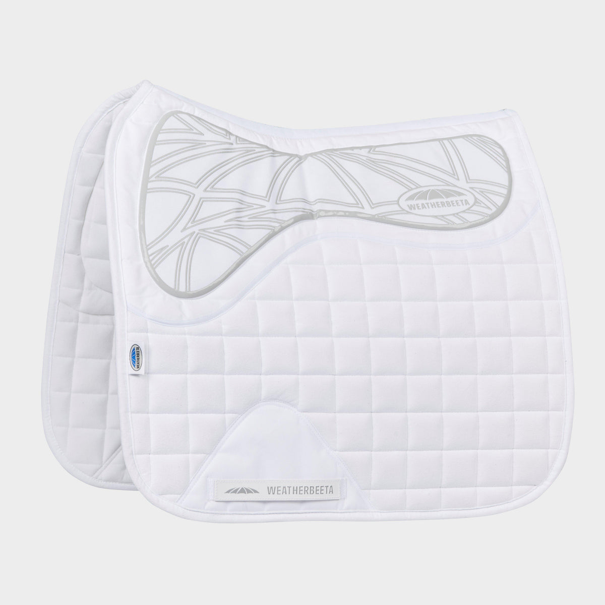 Ultra Grip Dressage Saddle Pad White