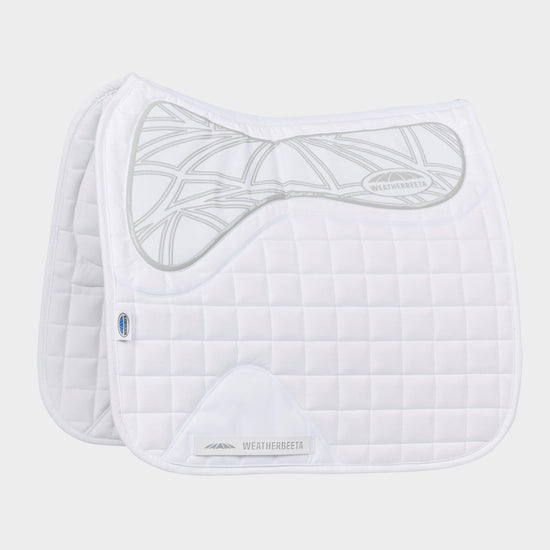 Ultra Grip Dressage Saddle Pad White