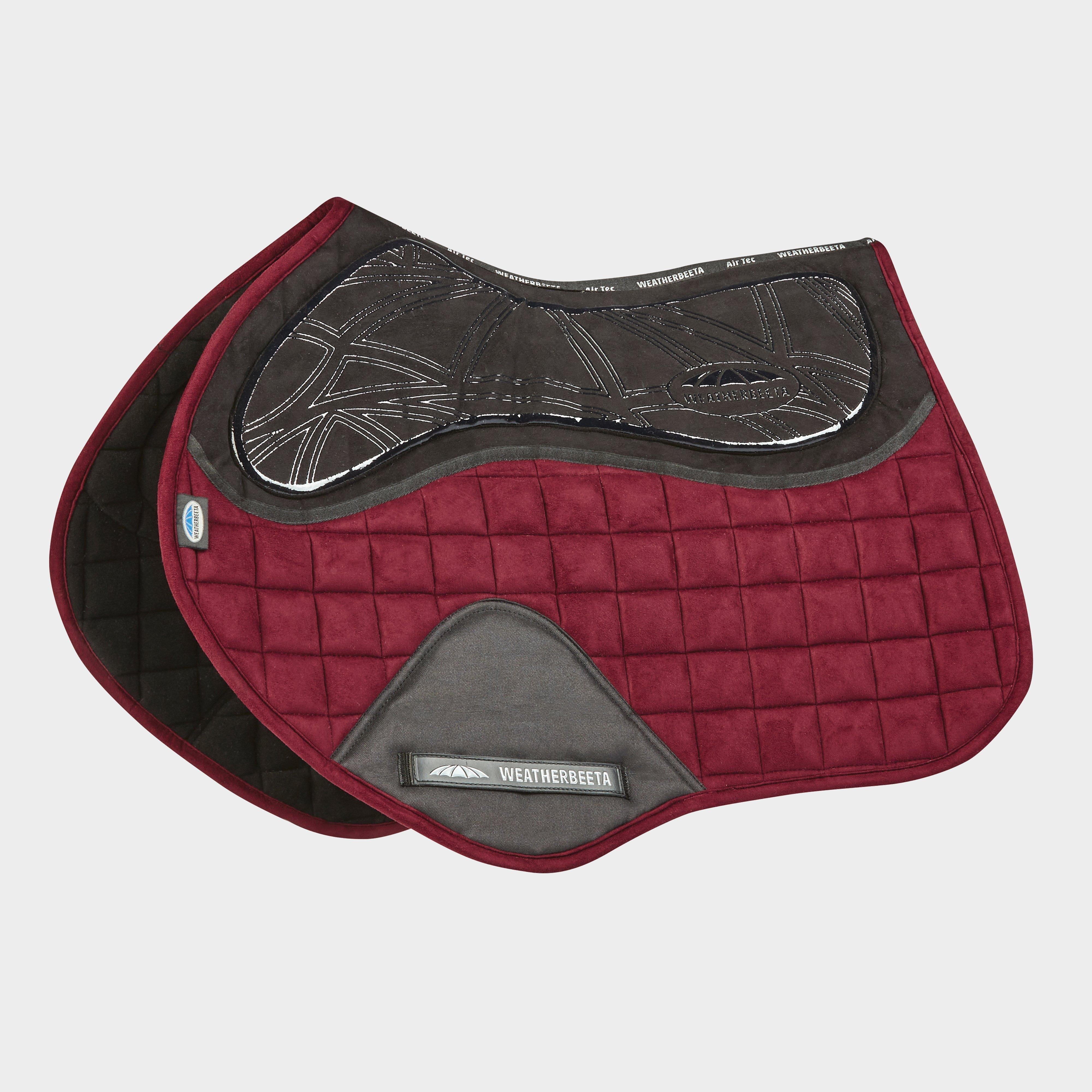 Ultra Grip Jump Saddle Pad Burgundy