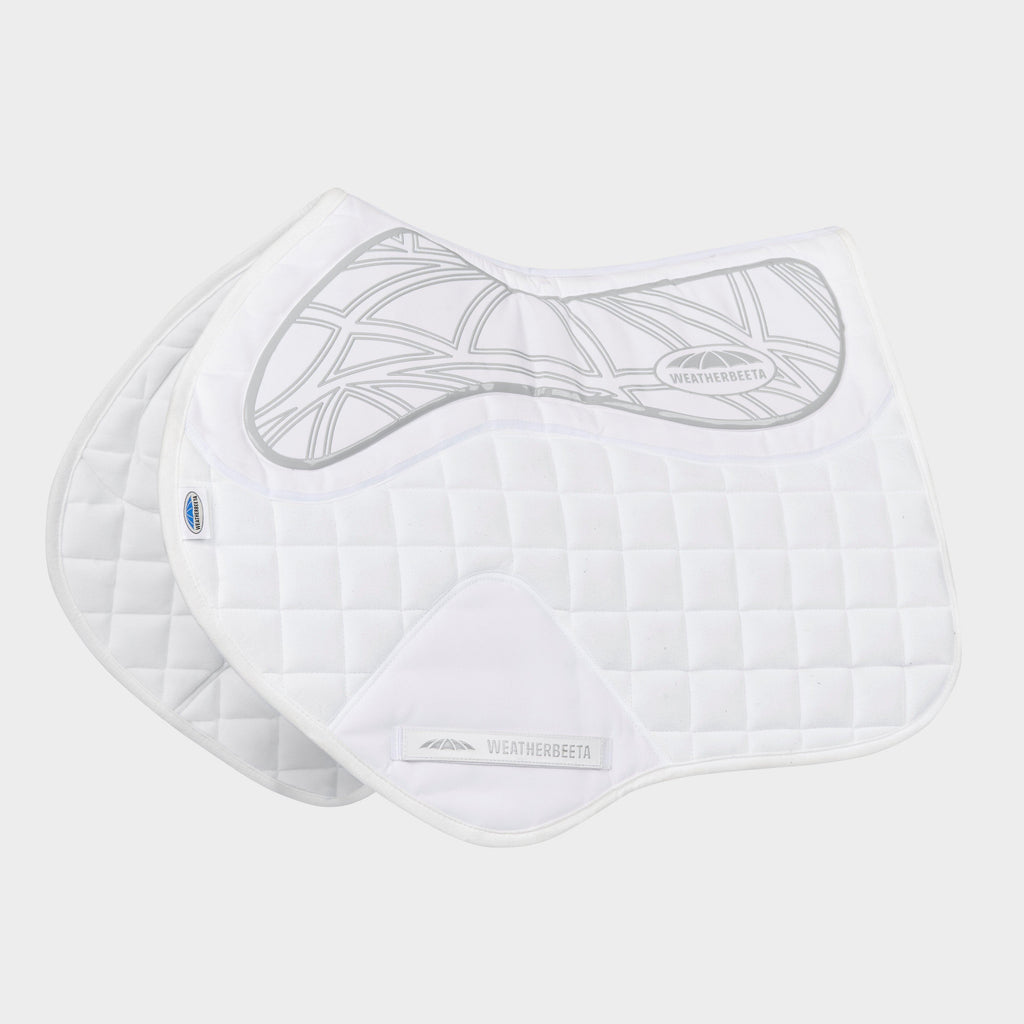 Ultra Grip Jump Saddle Pad White