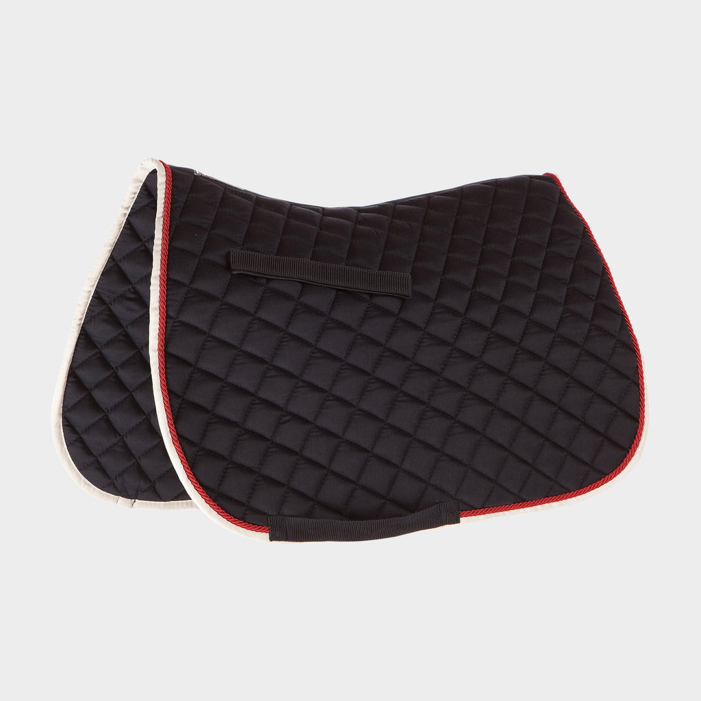 Grand Prix All Purpose Saddle Pad Navy/Red/White