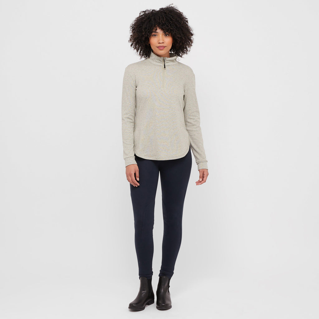 Womens London Long Sleeve Top Dusty Olive