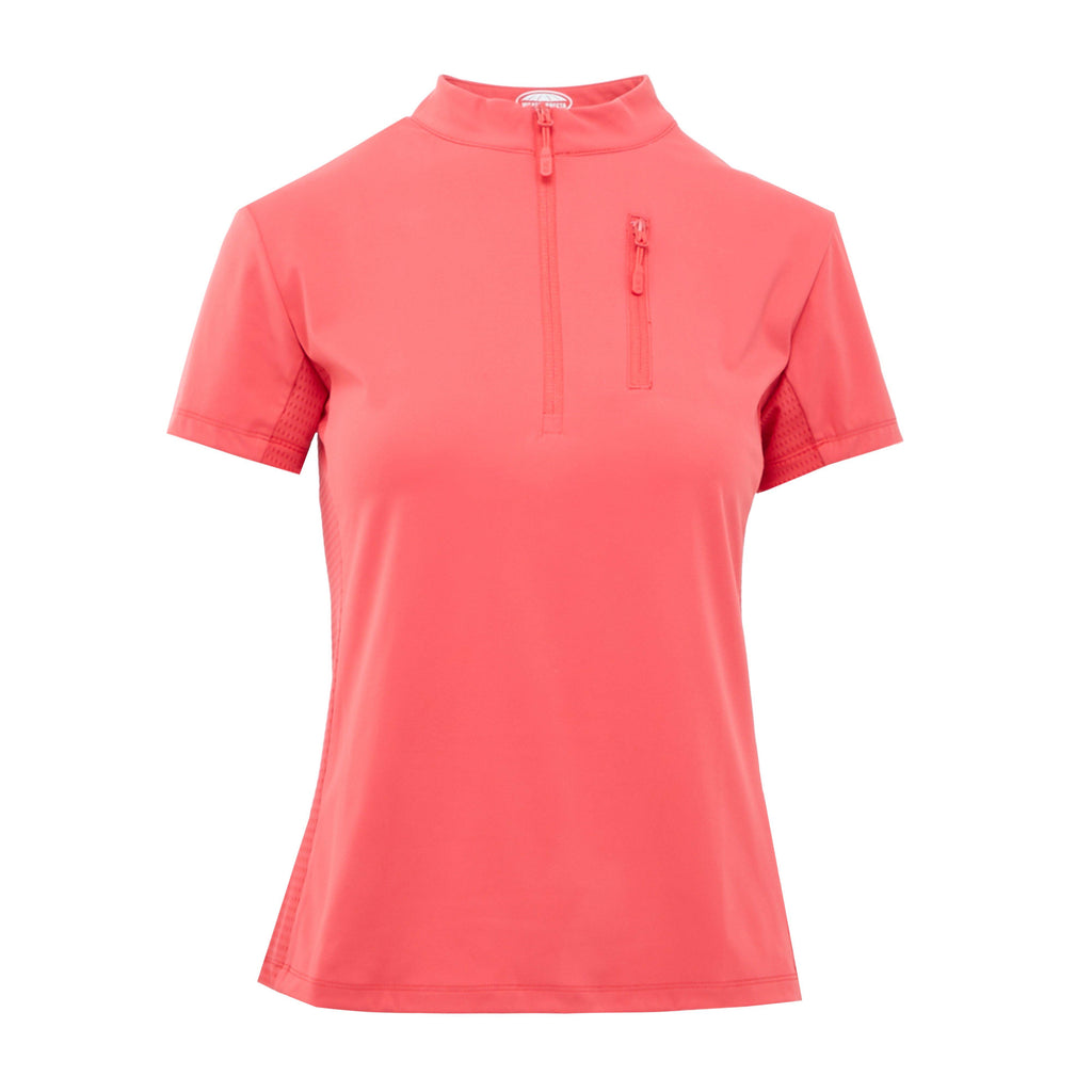 Womens Rome Short Sleeved Riding Top Bittersweet Red