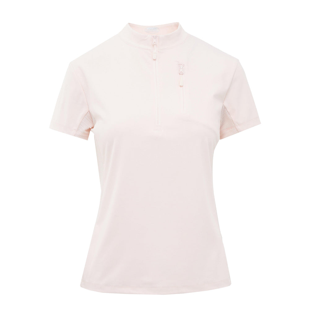 Womens Rome Short Sleeved Riding Top Blush