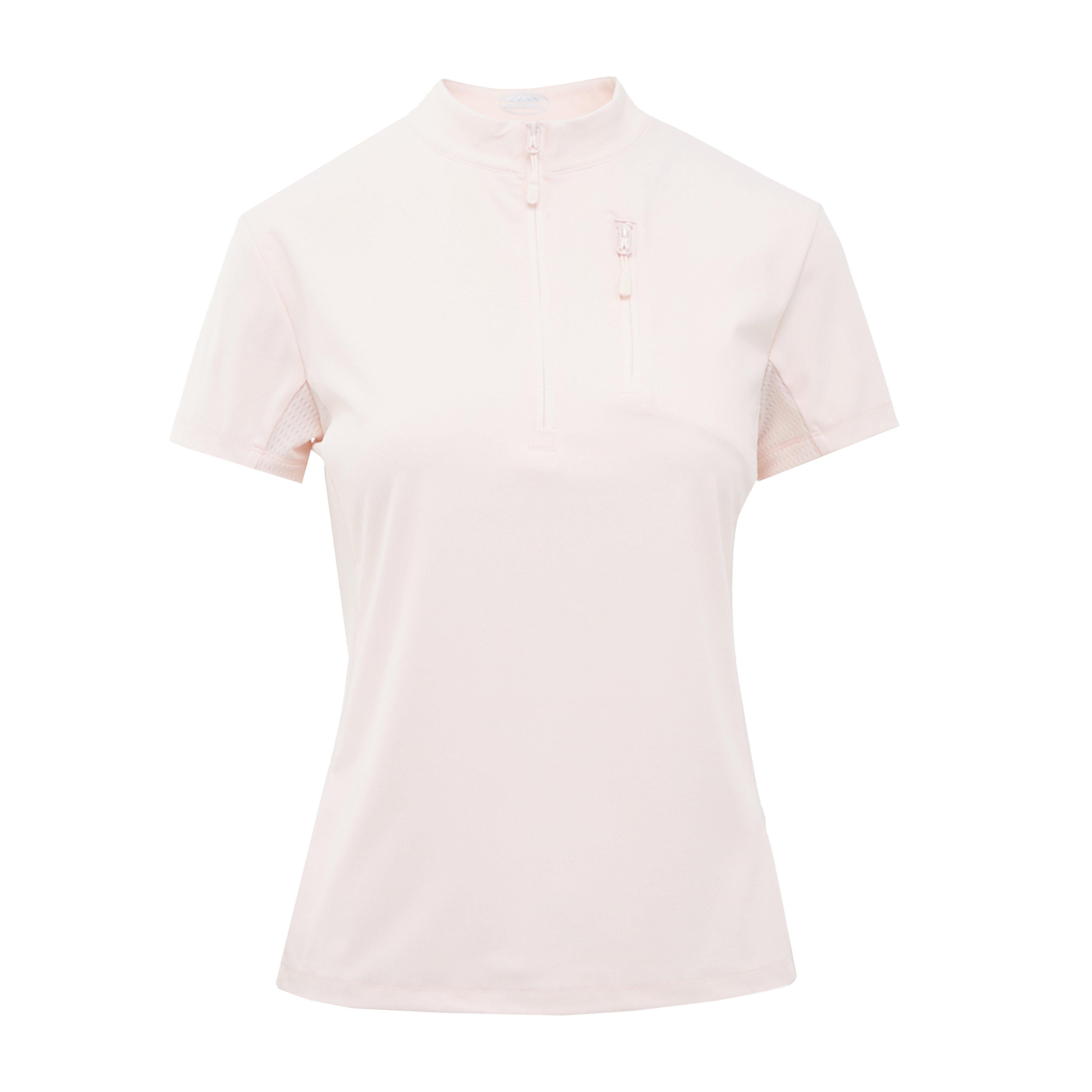 Womens Rome Short Sleeved Riding Top Blush