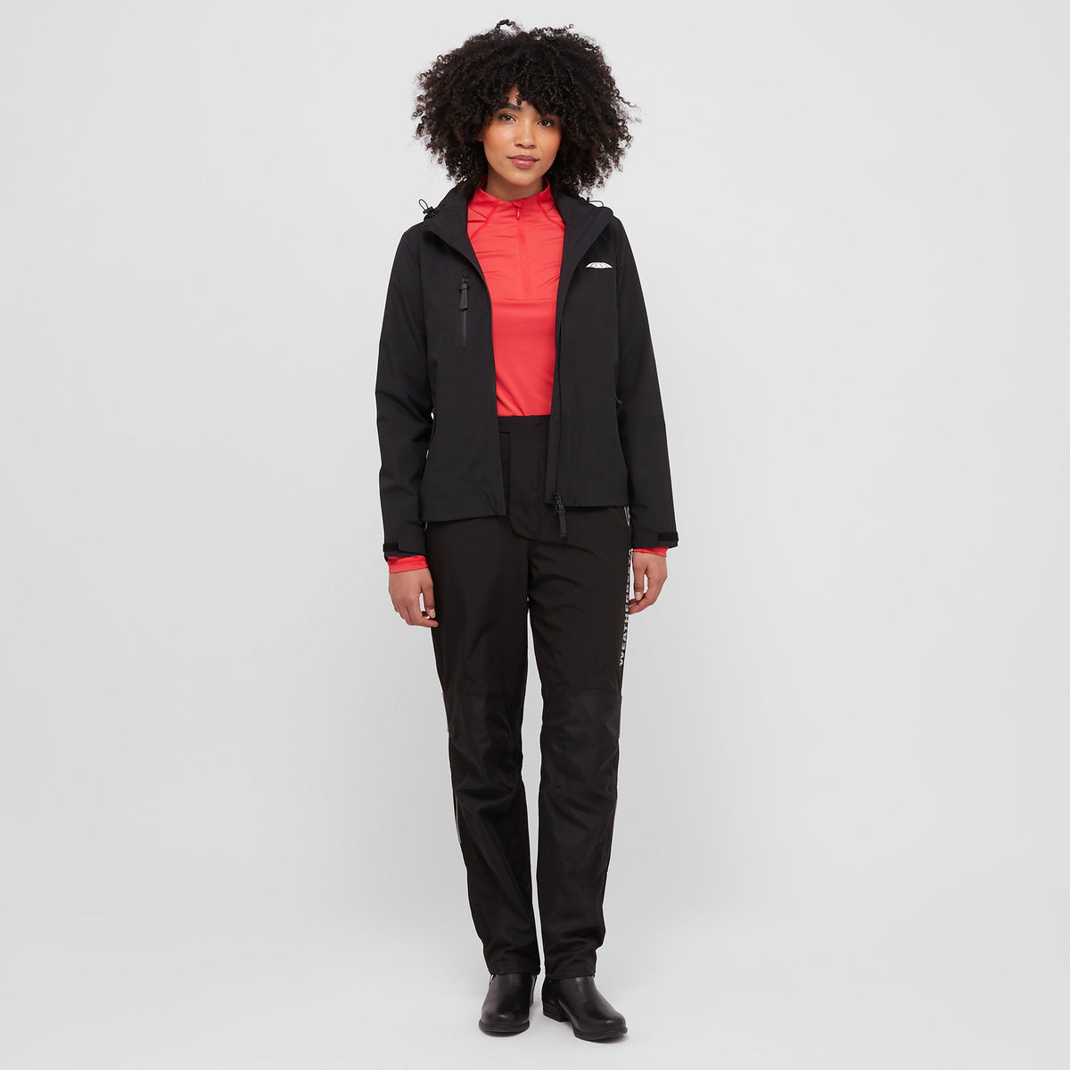 Womens Rayne Waterproof Overtrousers Black