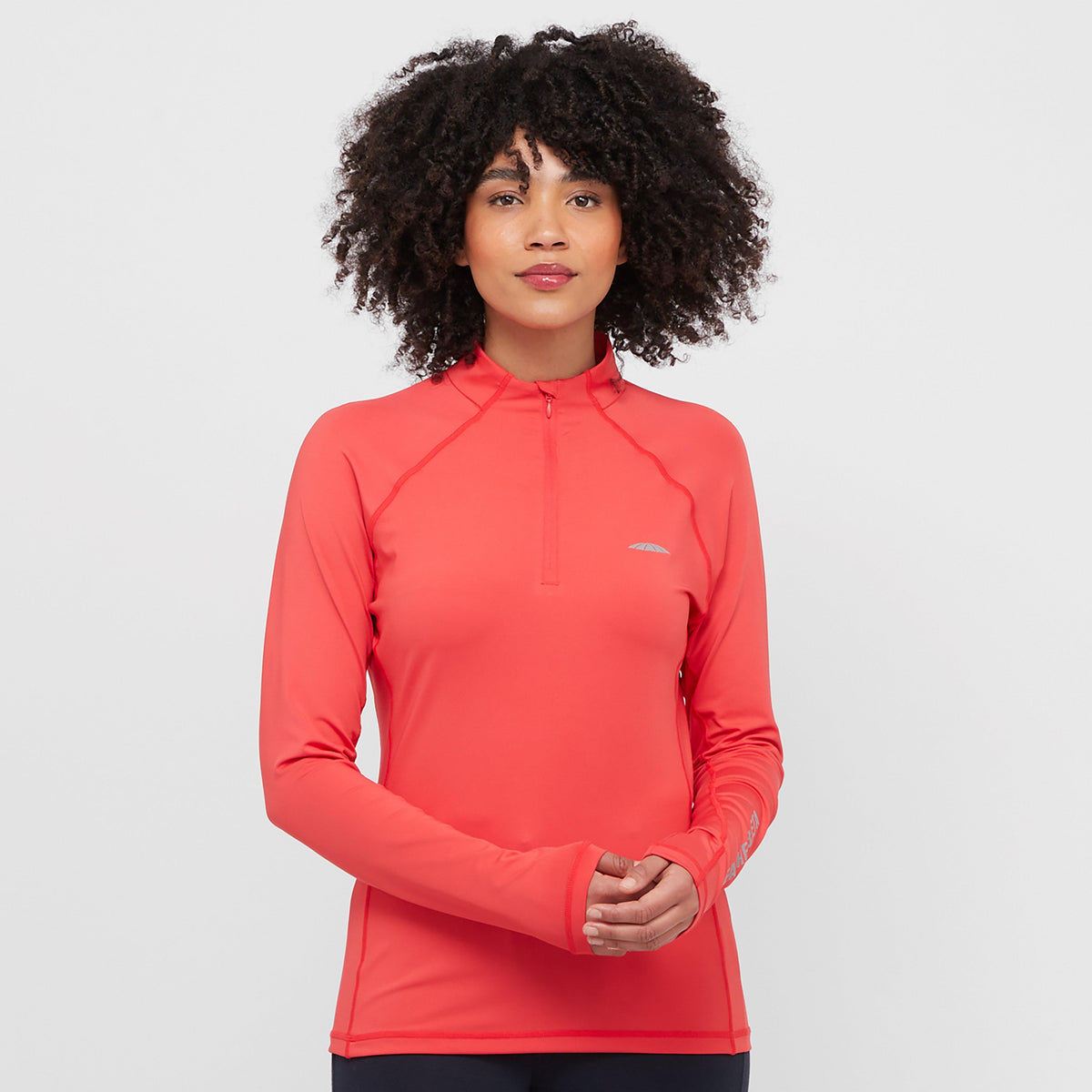 Womens Prime Long Sleeved Top Bittersweet Red