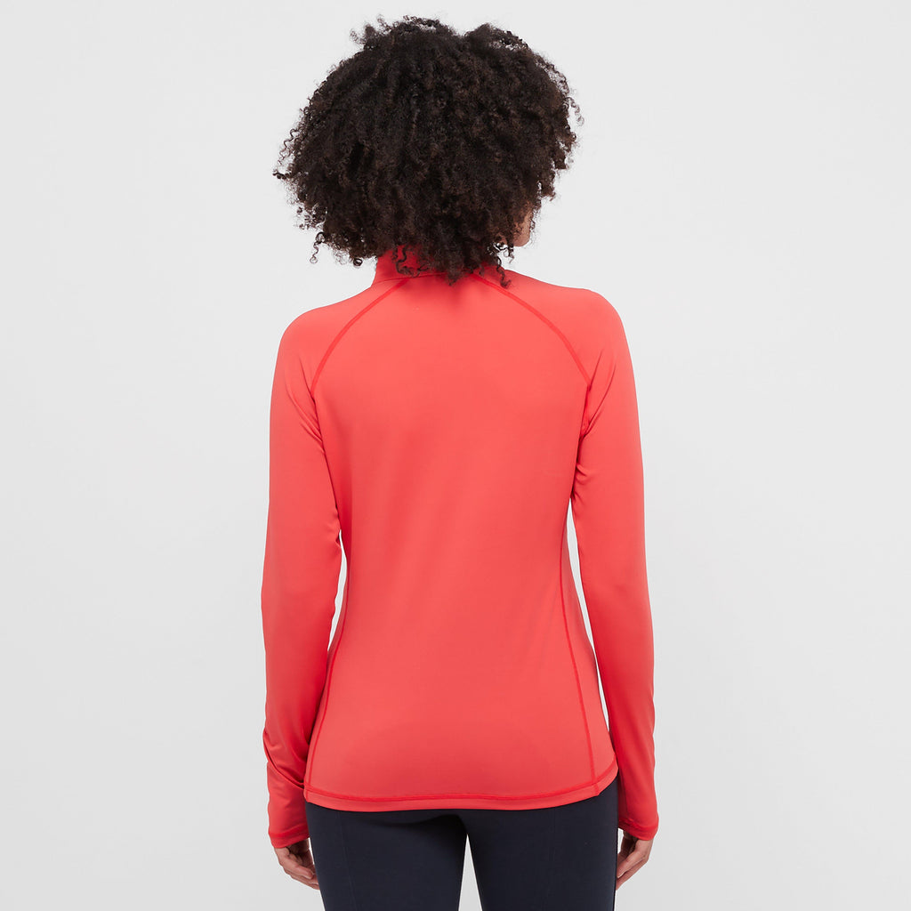 Womens Prime Long Sleeved Top Bittersweet Red