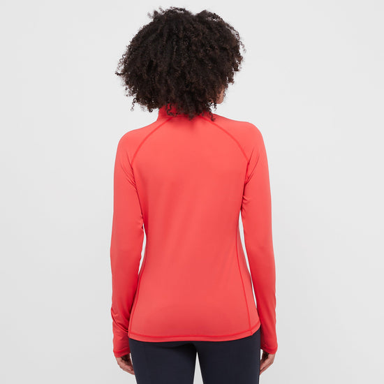 Womens Prime Long Sleeved Top Bittersweet Red
