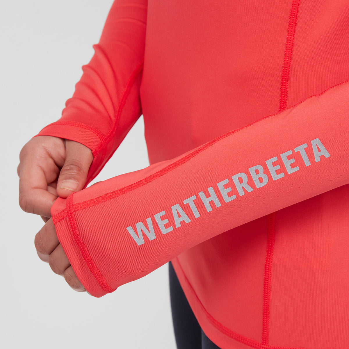 Womens Prime Long Sleeved Top Bittersweet Red