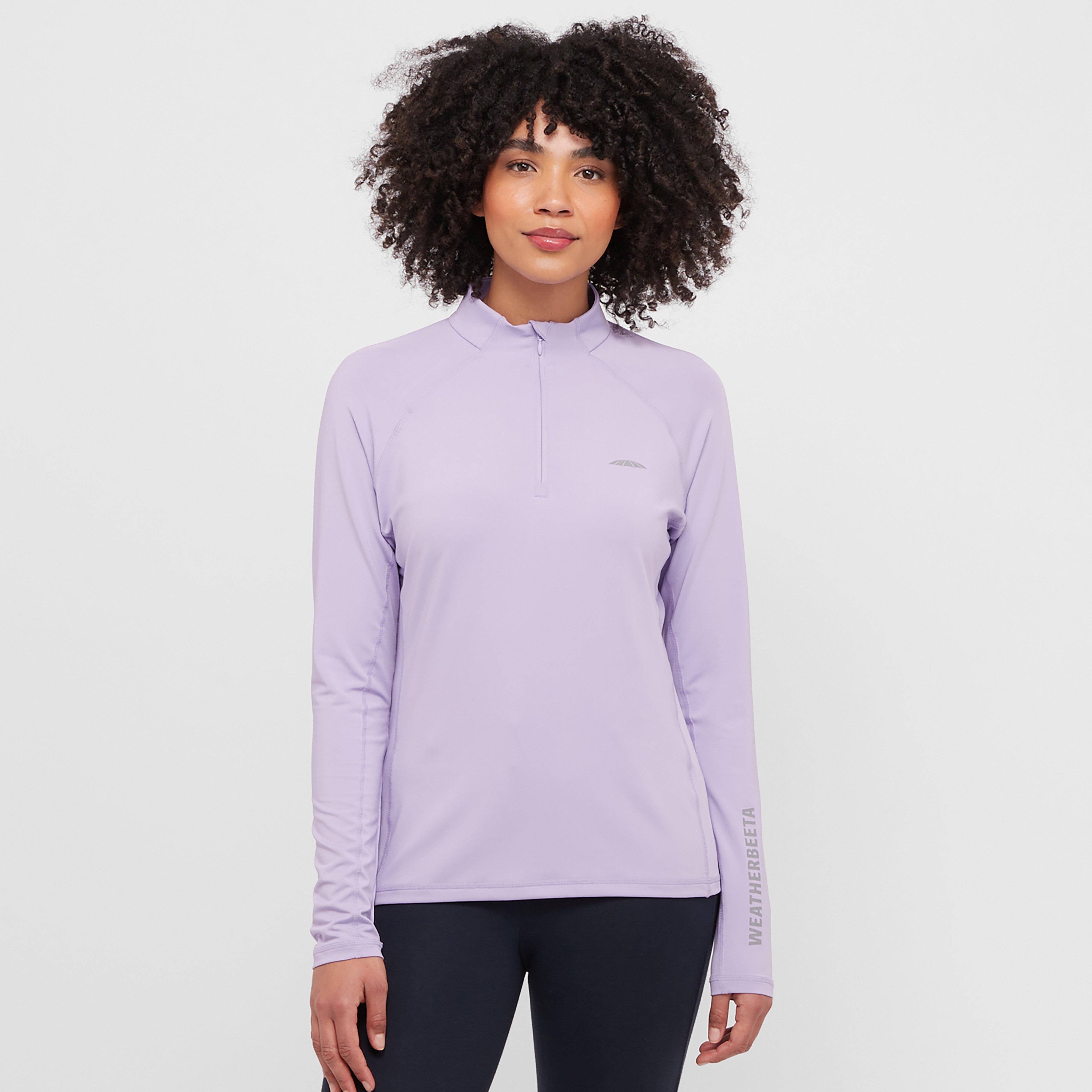 Womens Prime Long Sleeved Top Mauve