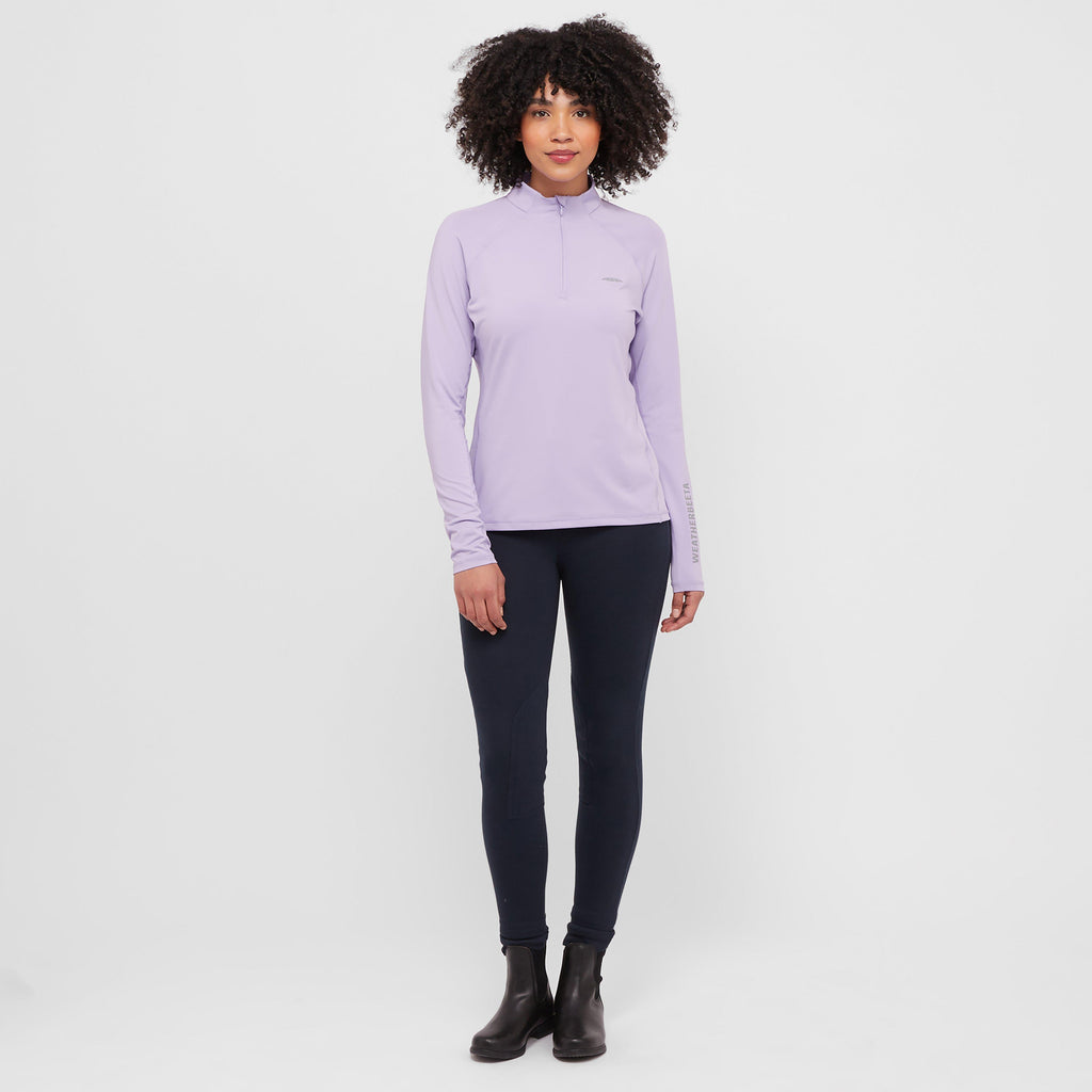 Womens Prime Long Sleeved Top Mauve