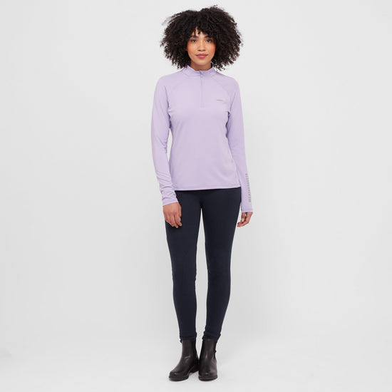 Womens Prime Long Sleeved Top Mauve