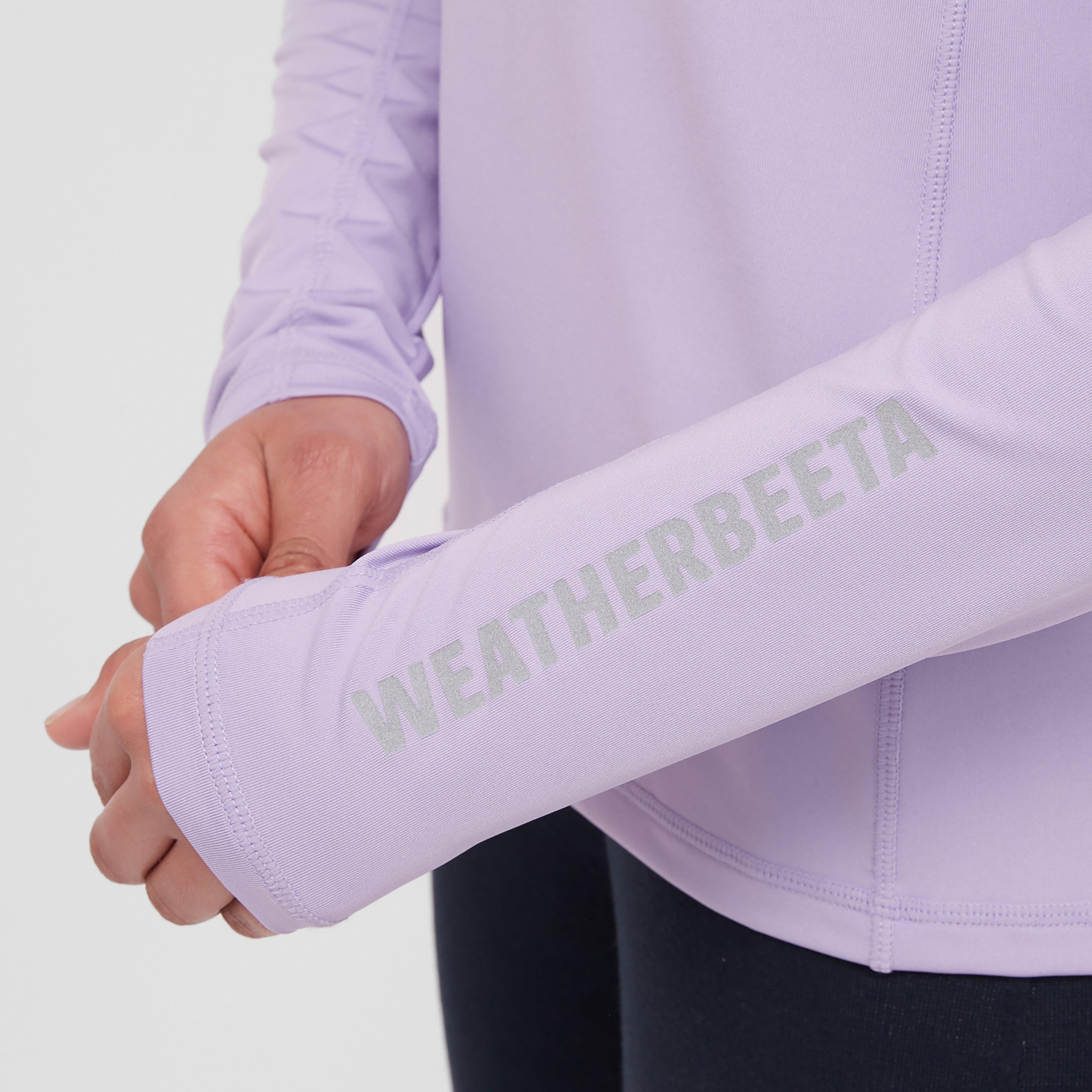 Womens Prime Long Sleeved Top Mauve