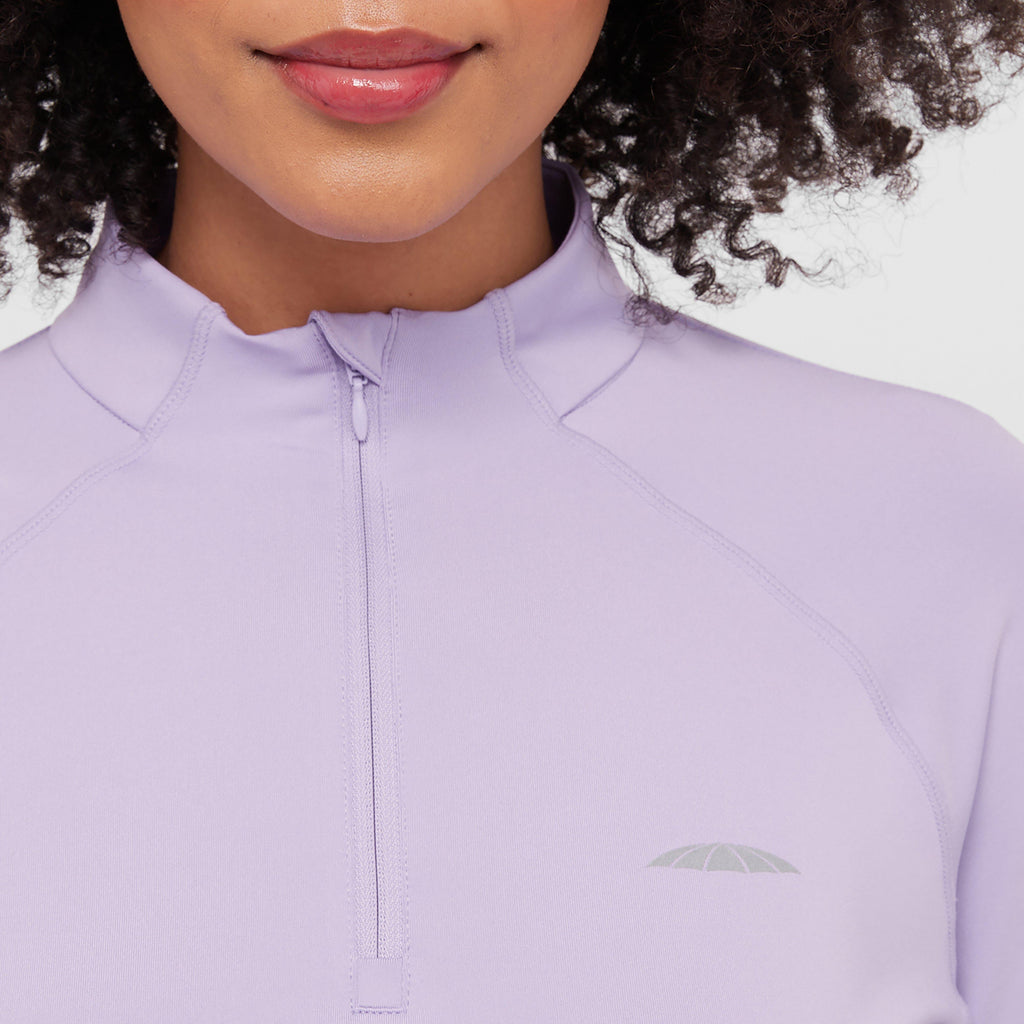 Womens Prime Long Sleeved Top Mauve
