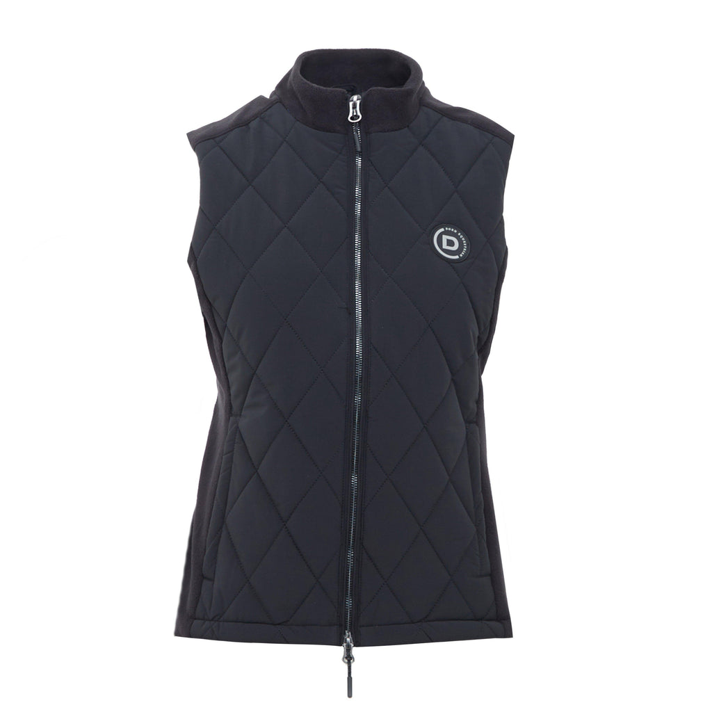Womens Quinn Quilted Body Warmer Black