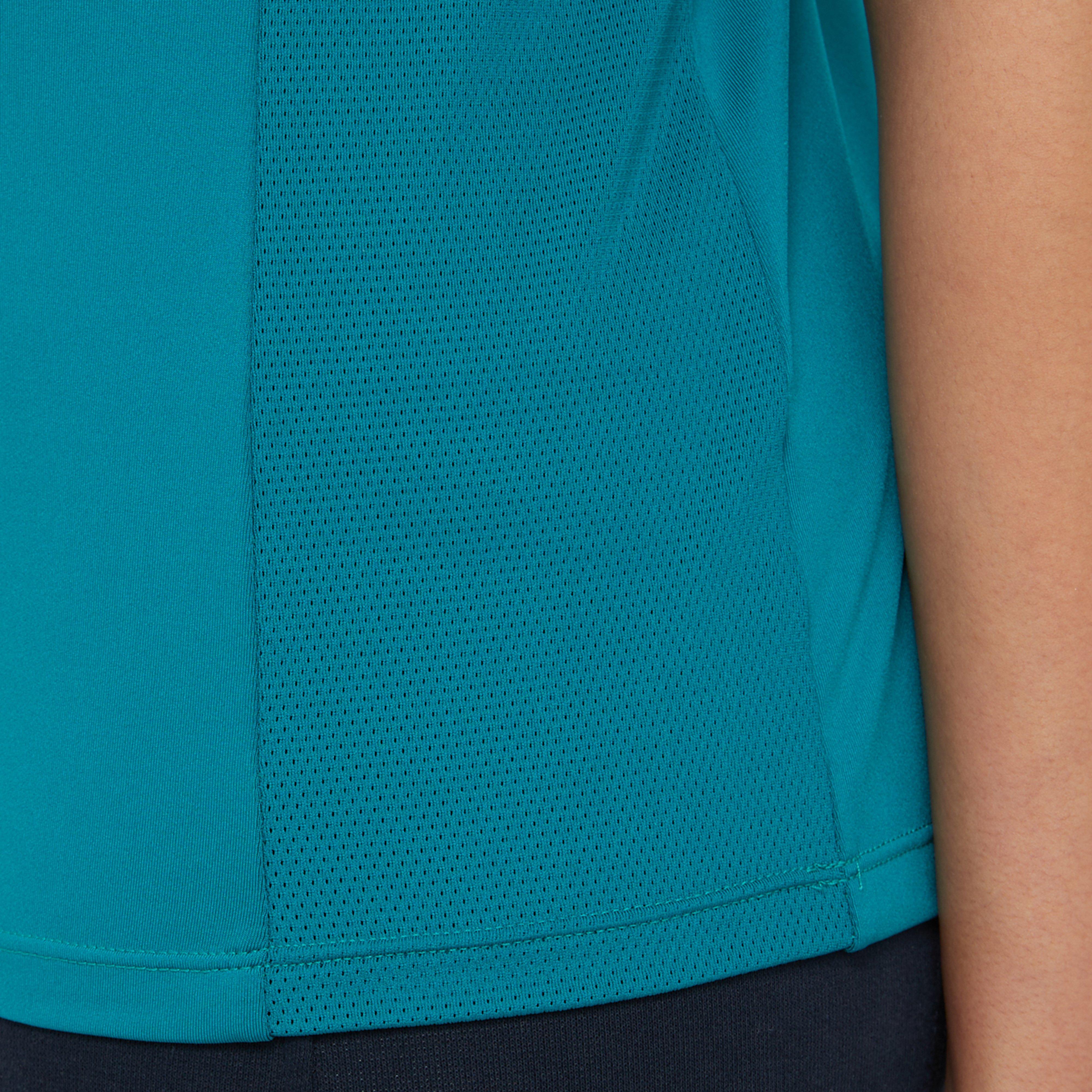 Womens Tabby Short Sleeved Riding Top Deep Lake