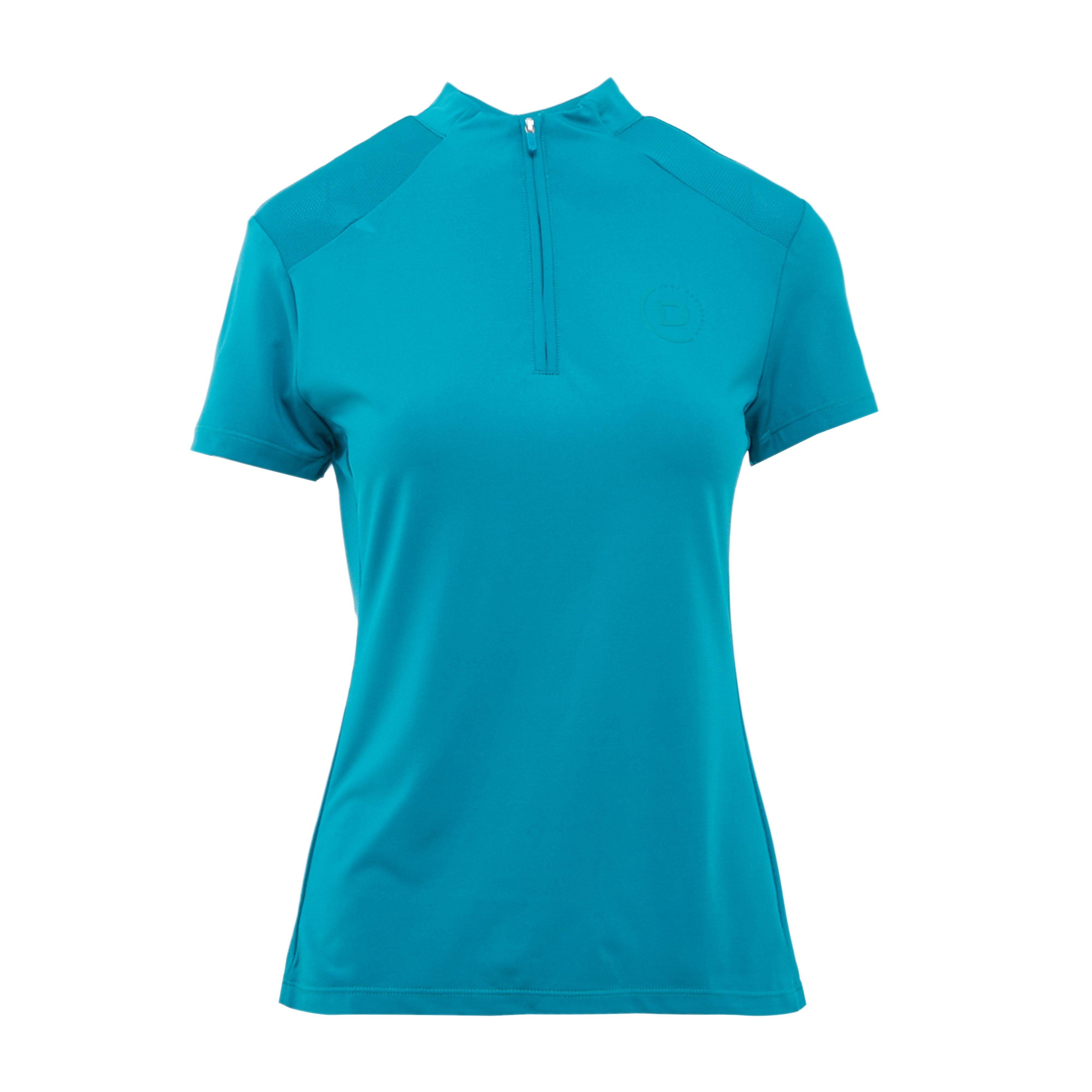 Womens Tabby Short Sleeved Riding Top Deep Lake