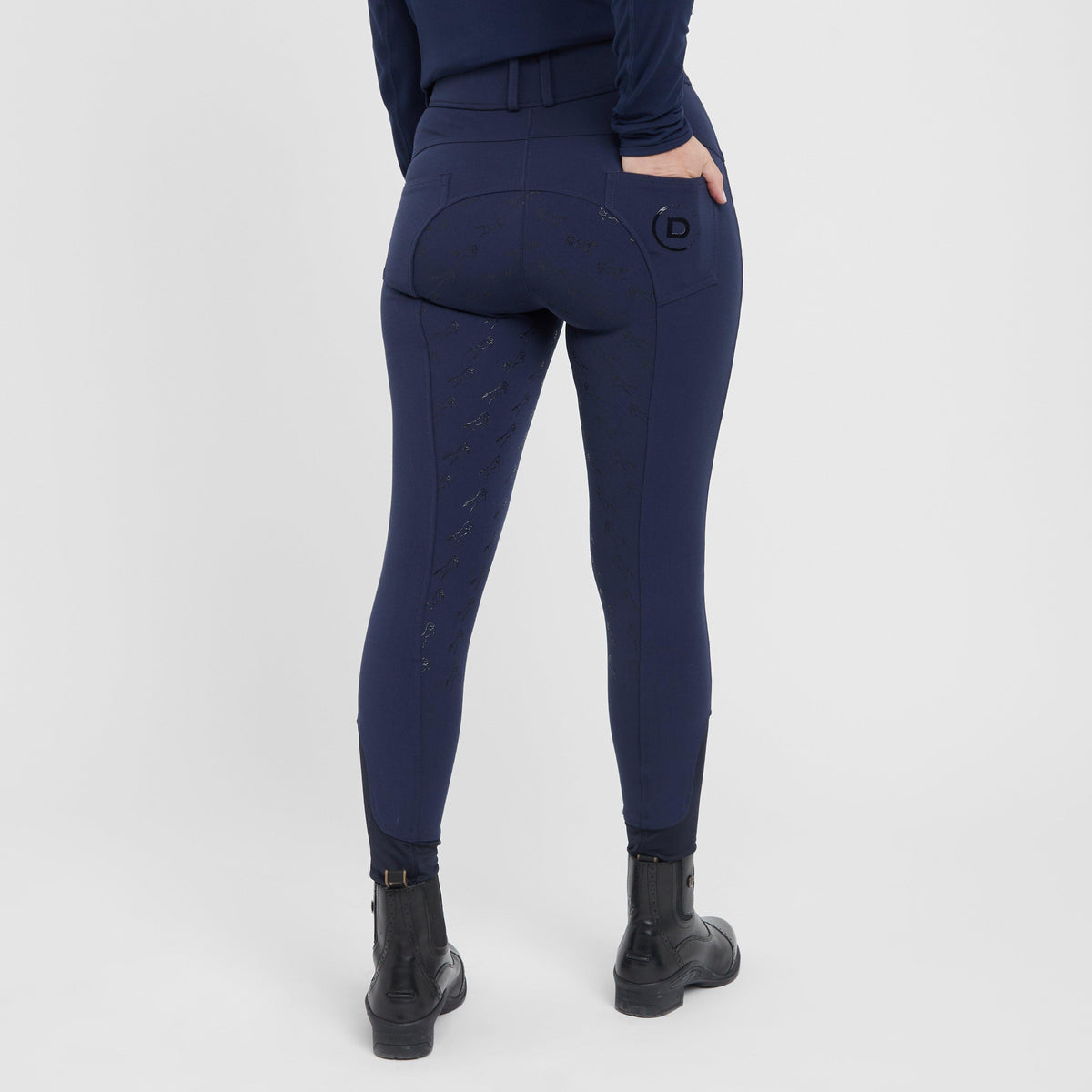 Womens Cammy Comfort Twill Breeches Navy Academy