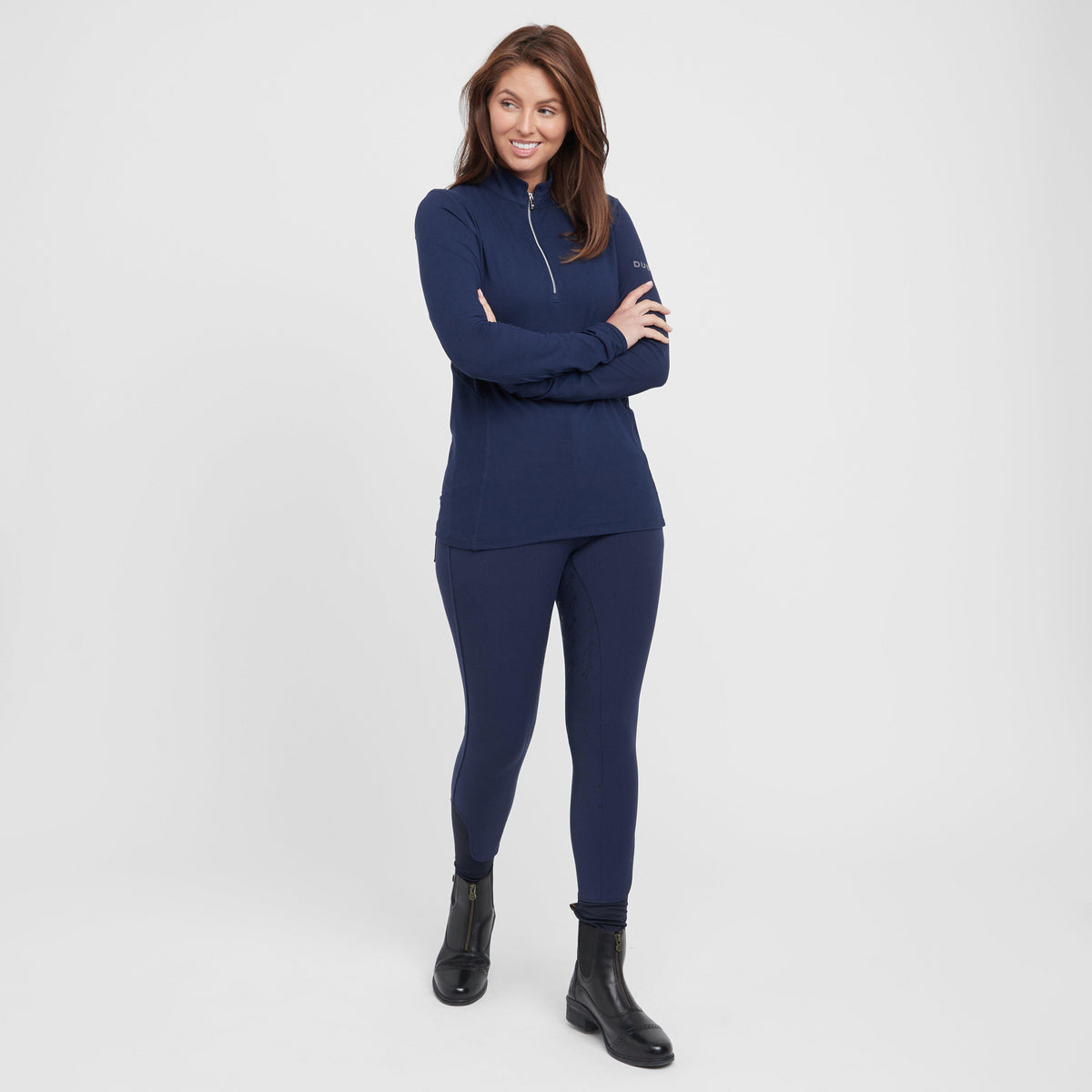 Womens Cammy Comfort Twill Breeches Navy Academy