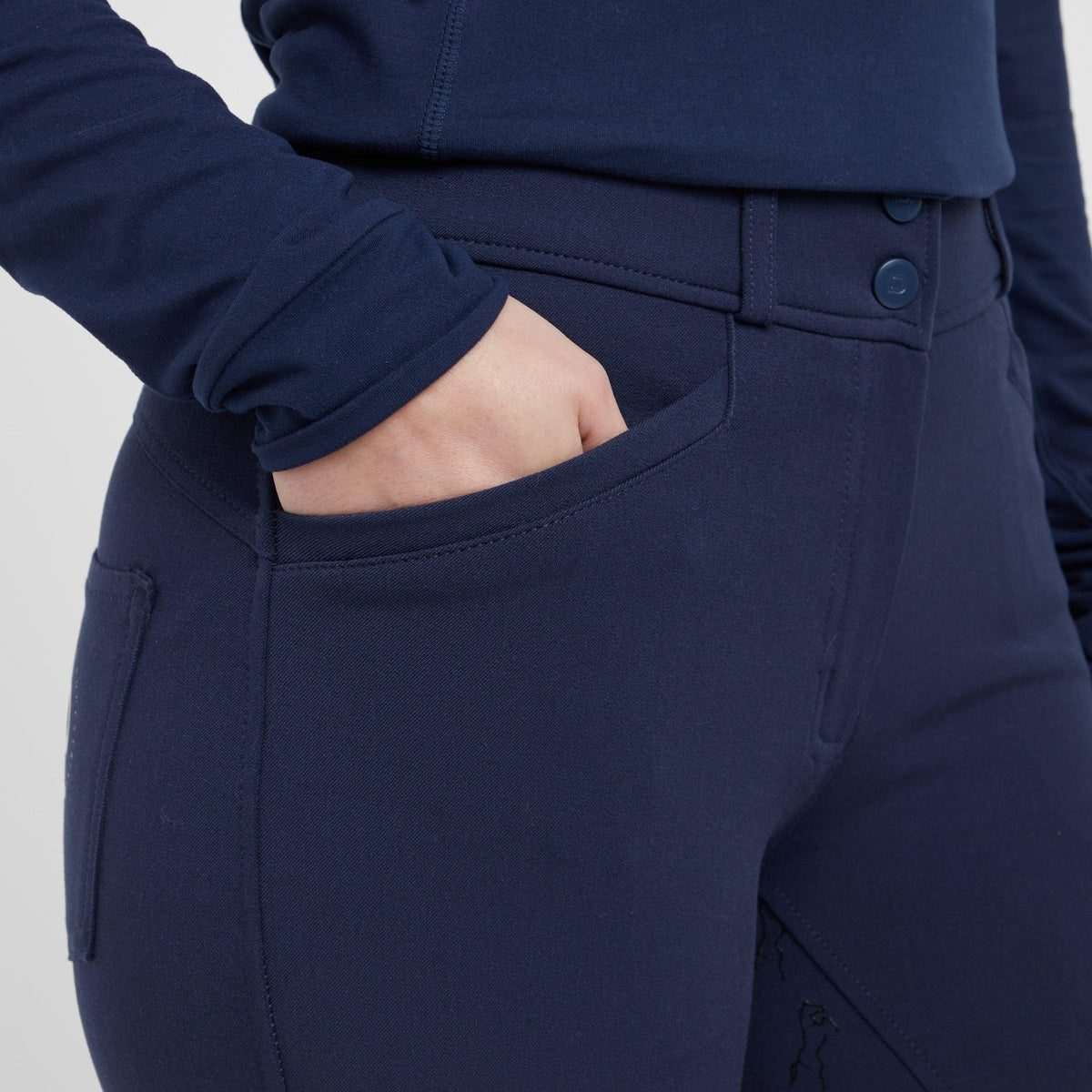 Womens Cammy Comfort Twill Breeches Navy Academy