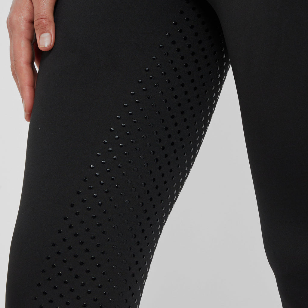 Womens Everyday Riding Tights Black/Deep Lake