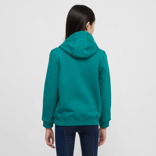 Kids Camile Contrast Tie Hoodie Deep Lake