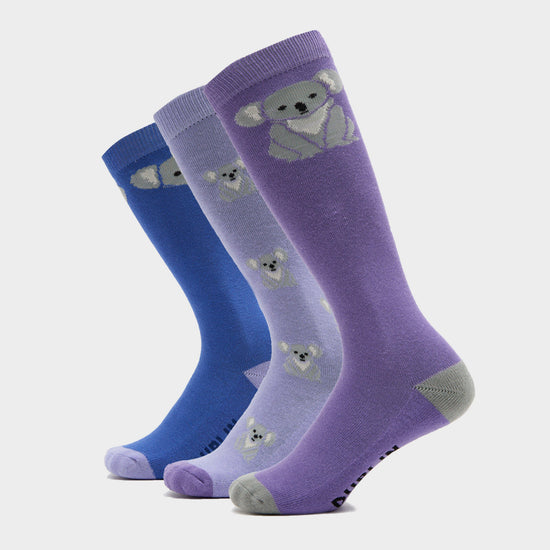 Kids 3 Pack Socks Koala