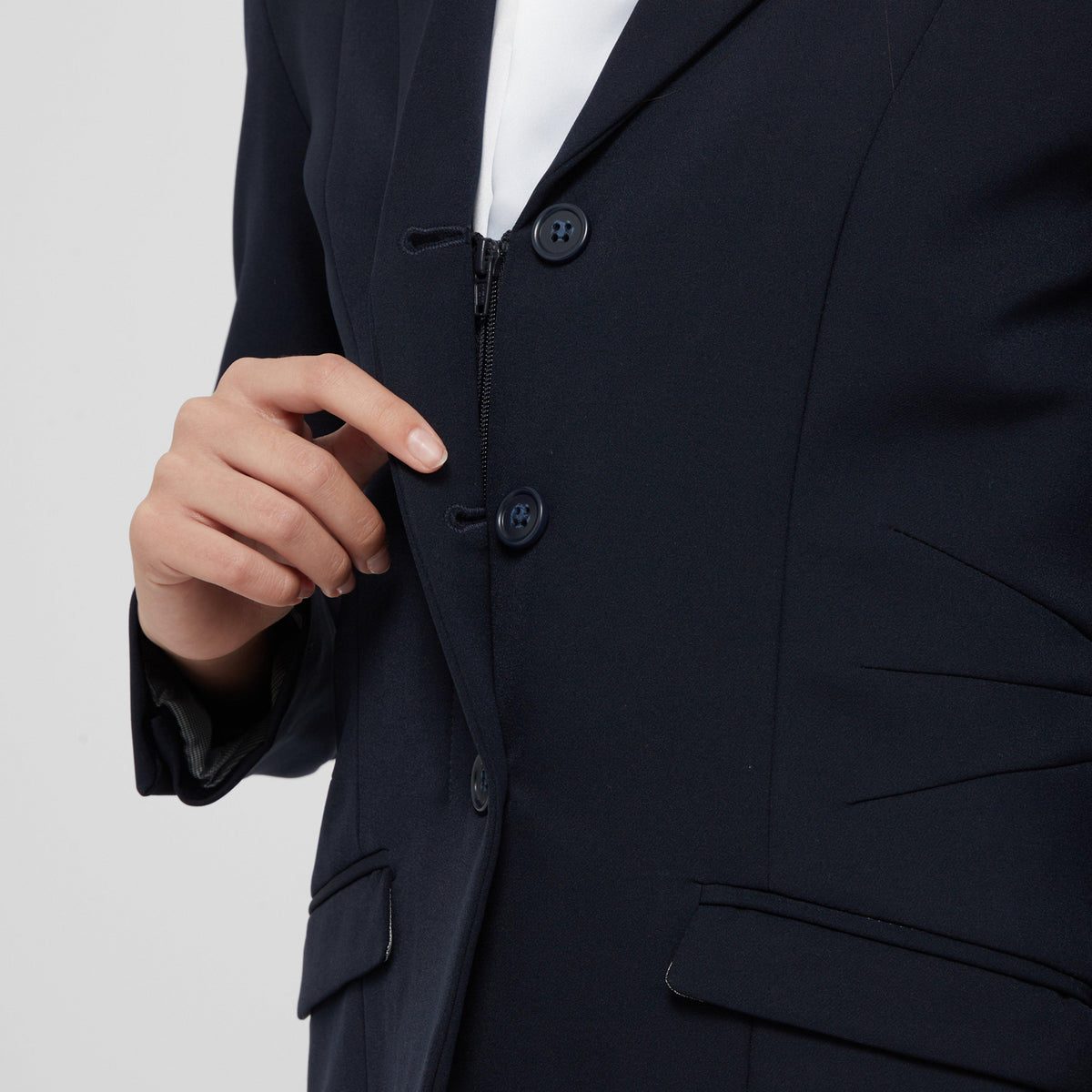 Kids Casey Tailored Show Jacket Navy