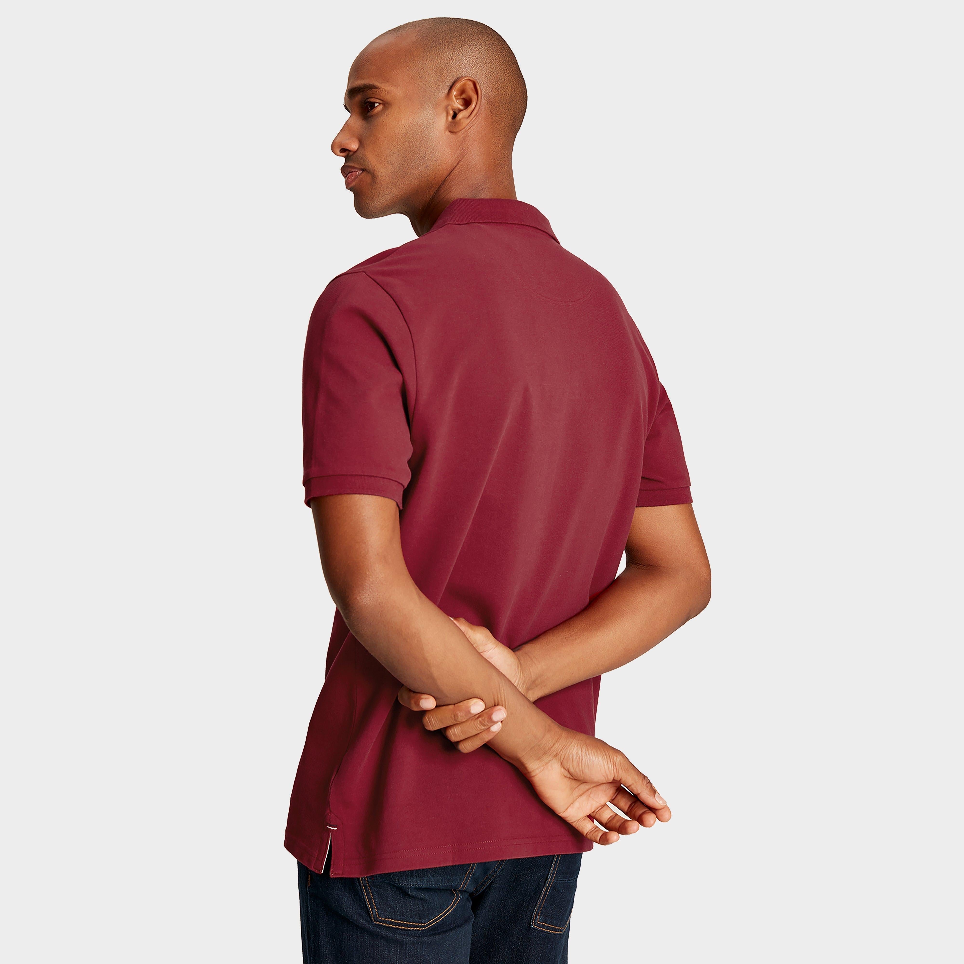 Mens Woody Polo Shirt Rhubarb