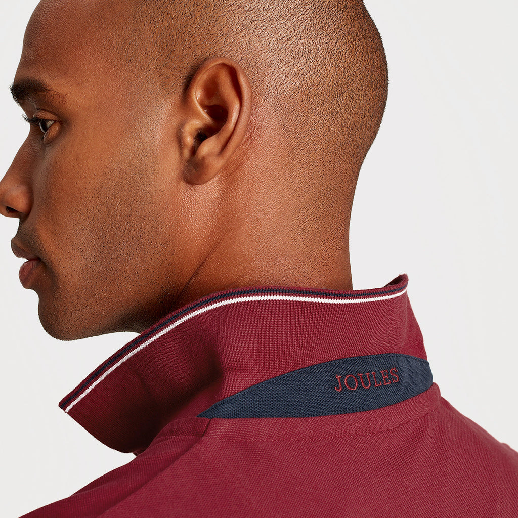 Mens Woody Polo Shirt Rhubarb