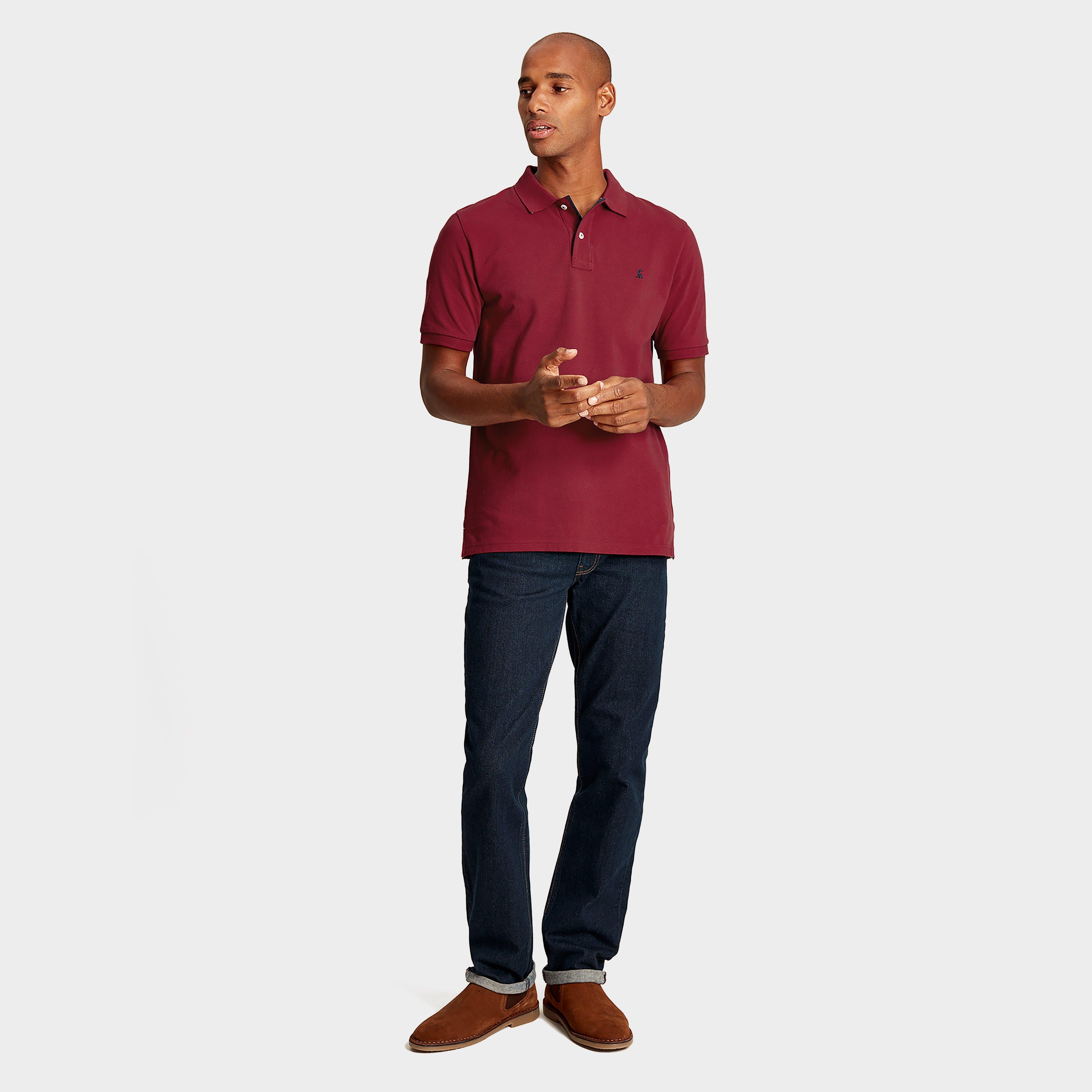 Mens Woody Polo Shirt Rhubarb