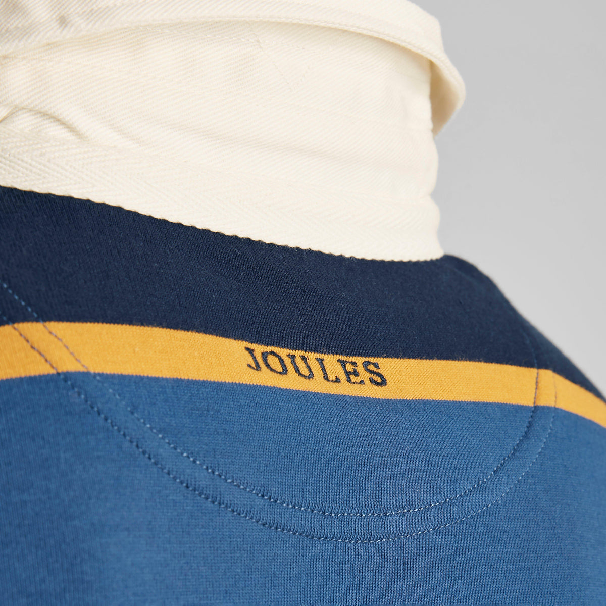 Mens Onside Rugby Shirt Striped Navy/Yellow