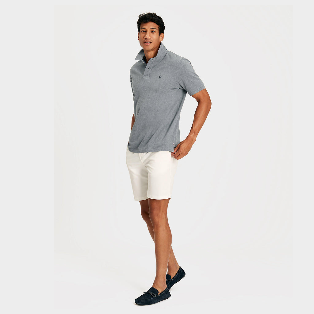 Mens Woody Polo Shirt Grey Marl