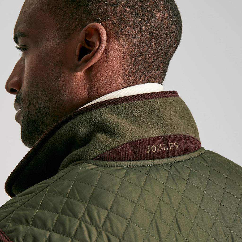 Greenfield Full Zip Fleece Gilet Green