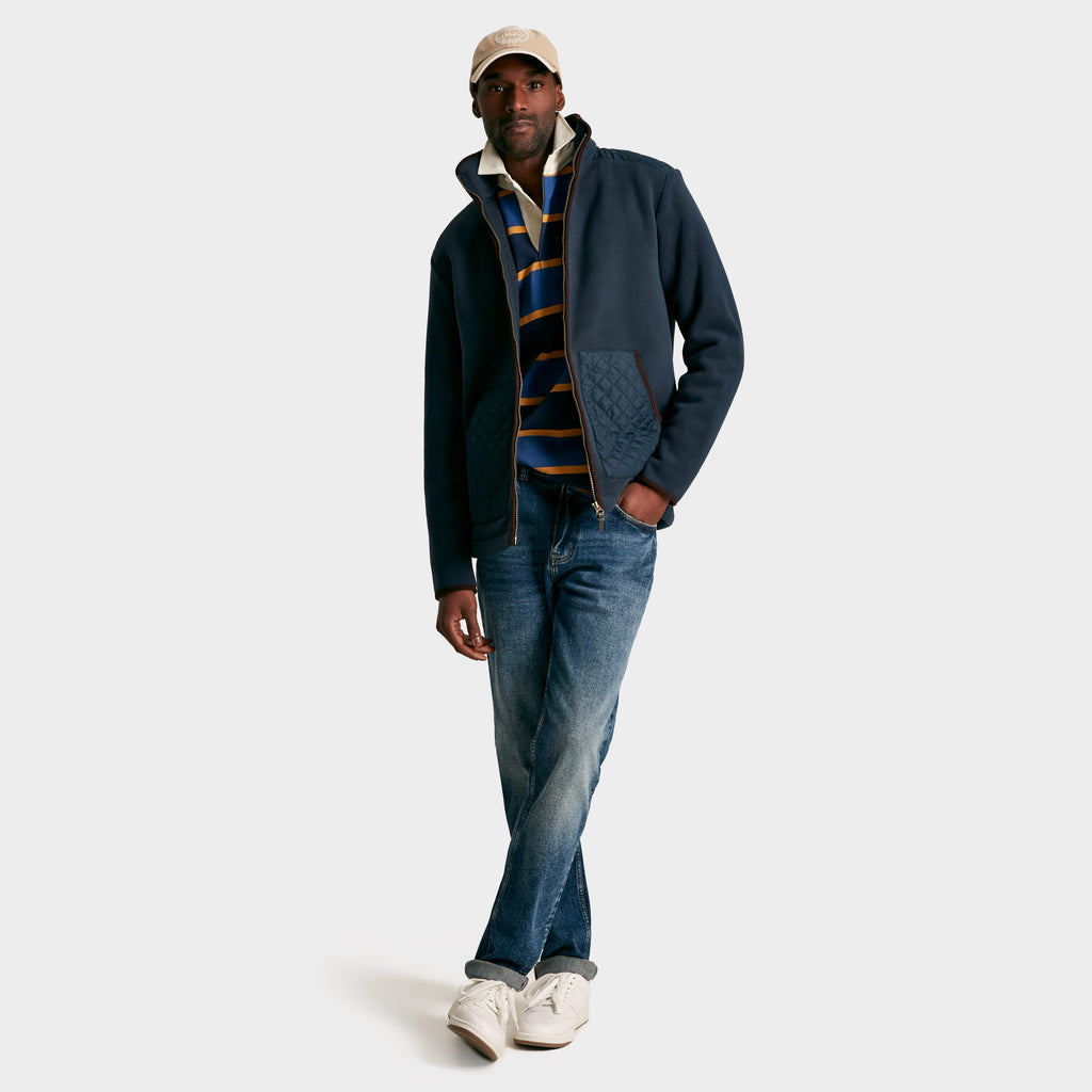 Greenfield Full Zip Fleece Navy