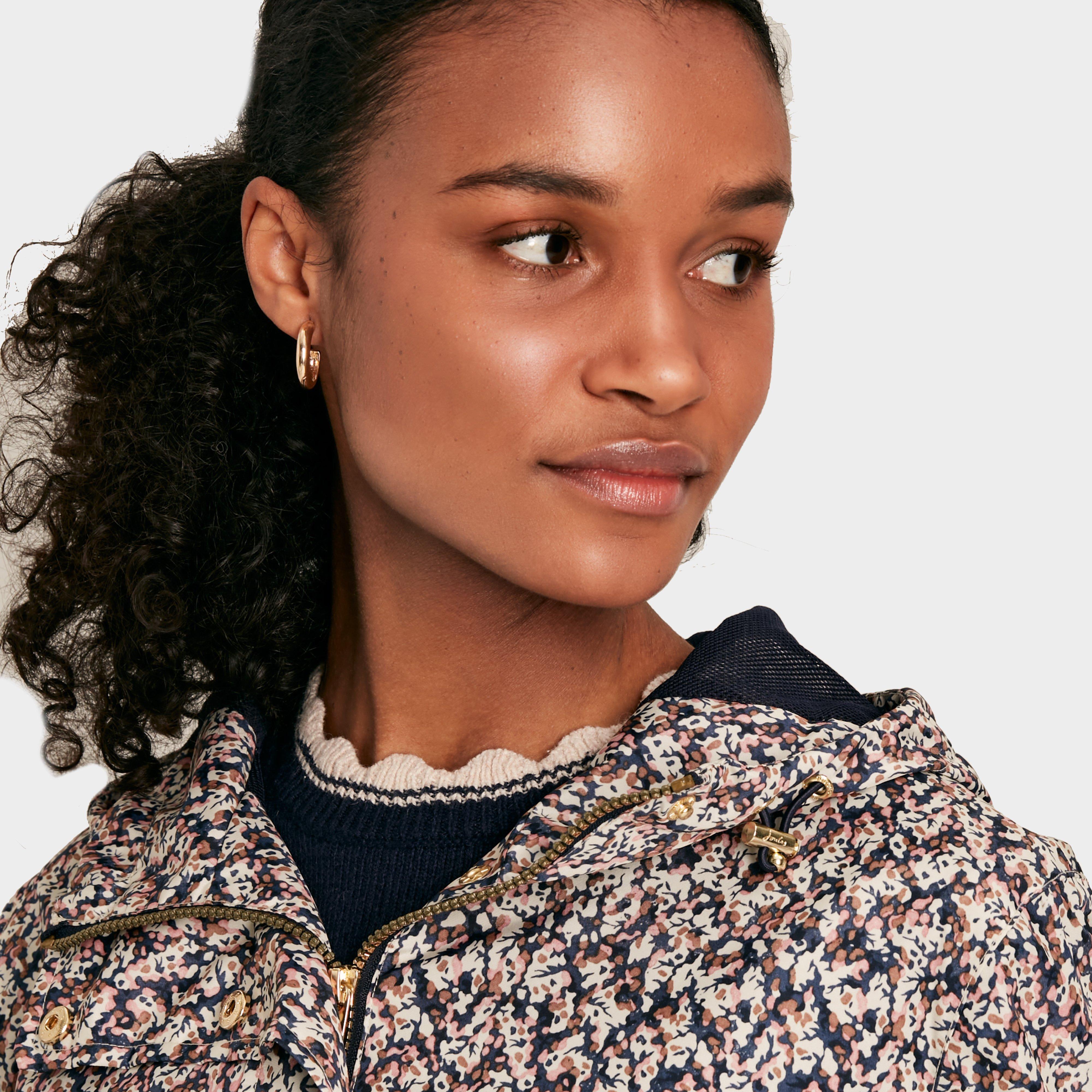 Womens Holkham Waterproof Packable Raincoat Ditsy Floral