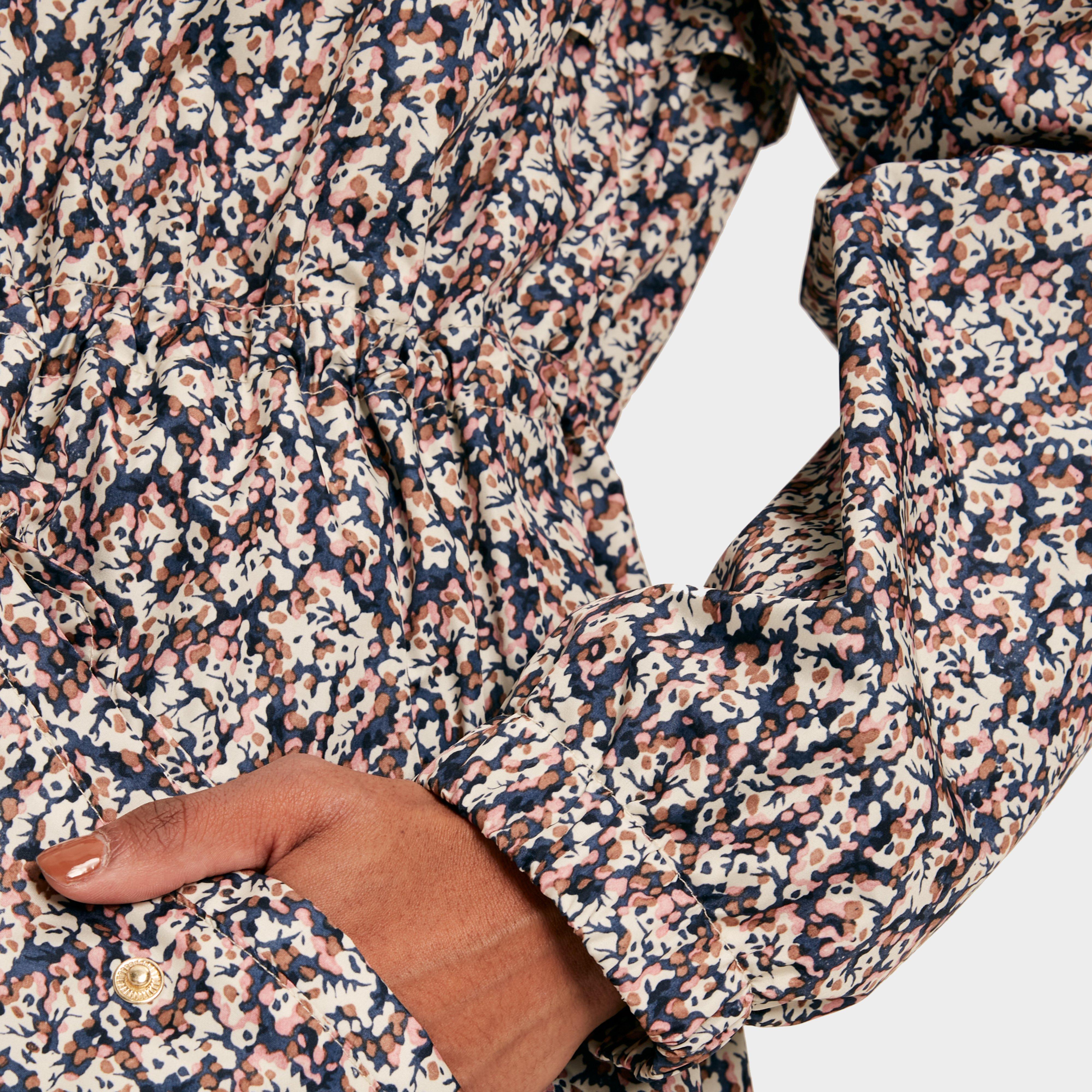 Womens Holkham Waterproof Packable Raincoat Ditsy Floral