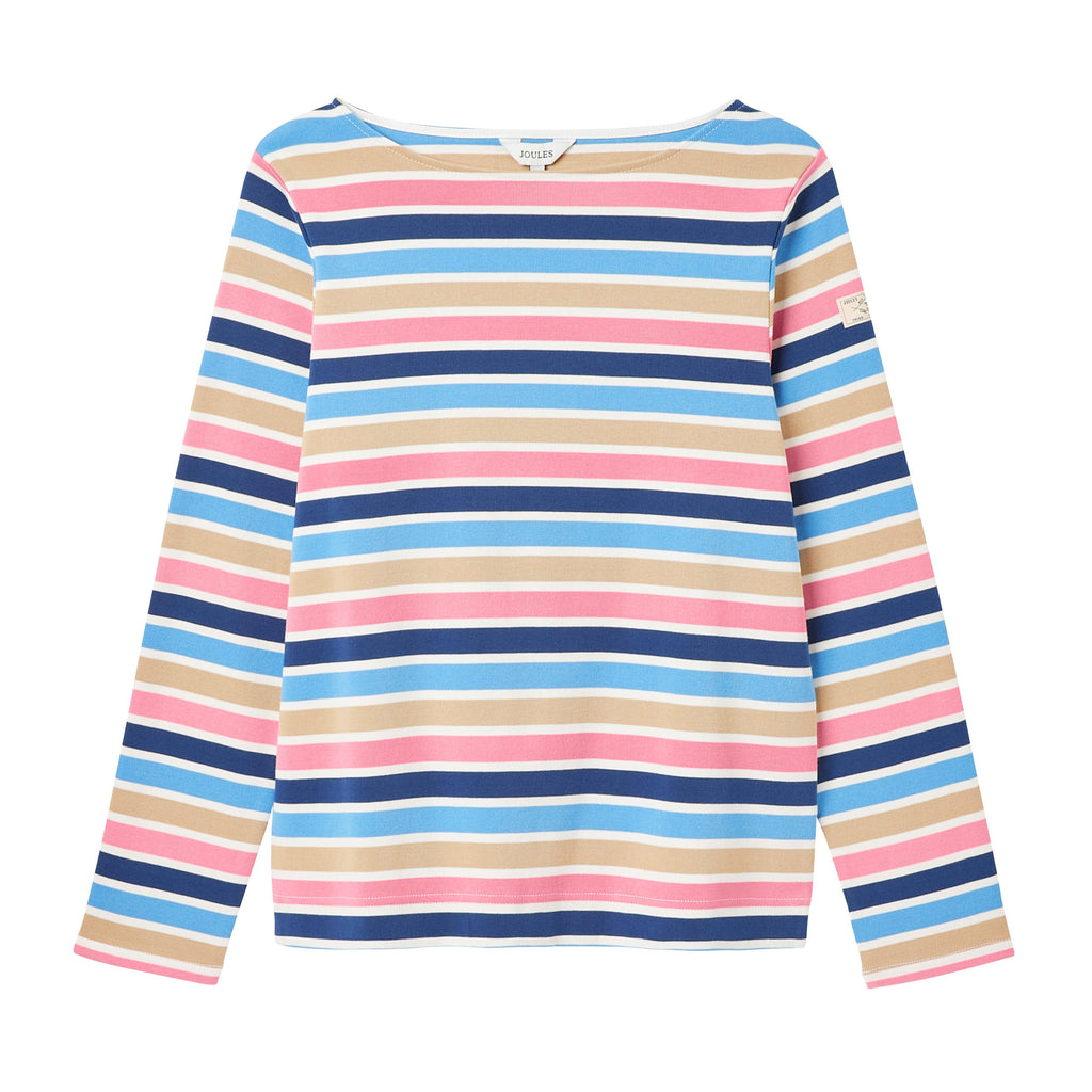 Womens Harbour Boat Neck Breton Top Multi Stripe