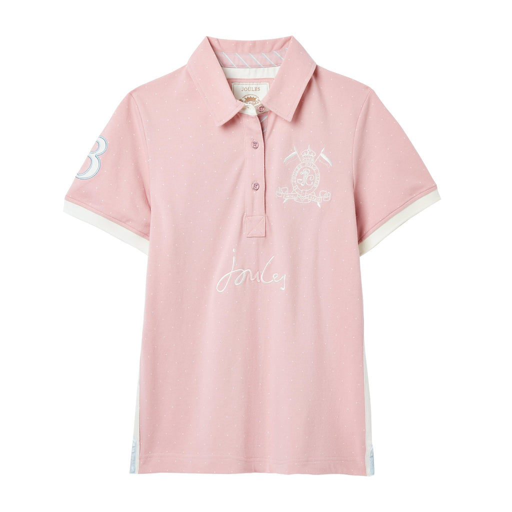 Womens Beaufort Short Sleeve Cotton Polo Shirt Pink