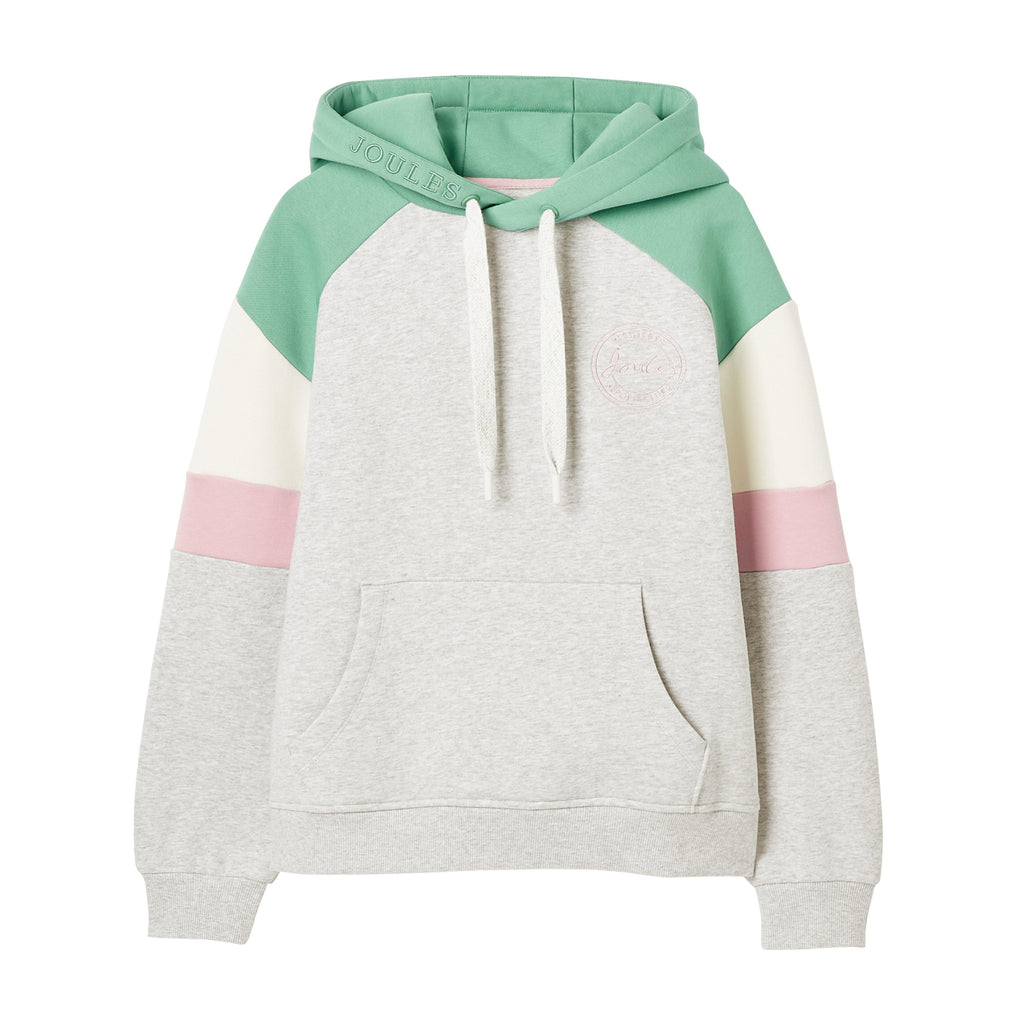 Womens Milbourne Hoodie Grey/Pink/White