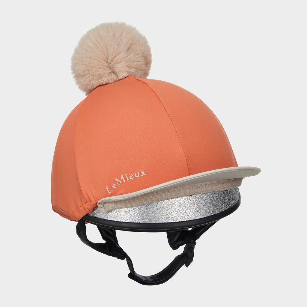 Pom Hat Silk Apricot