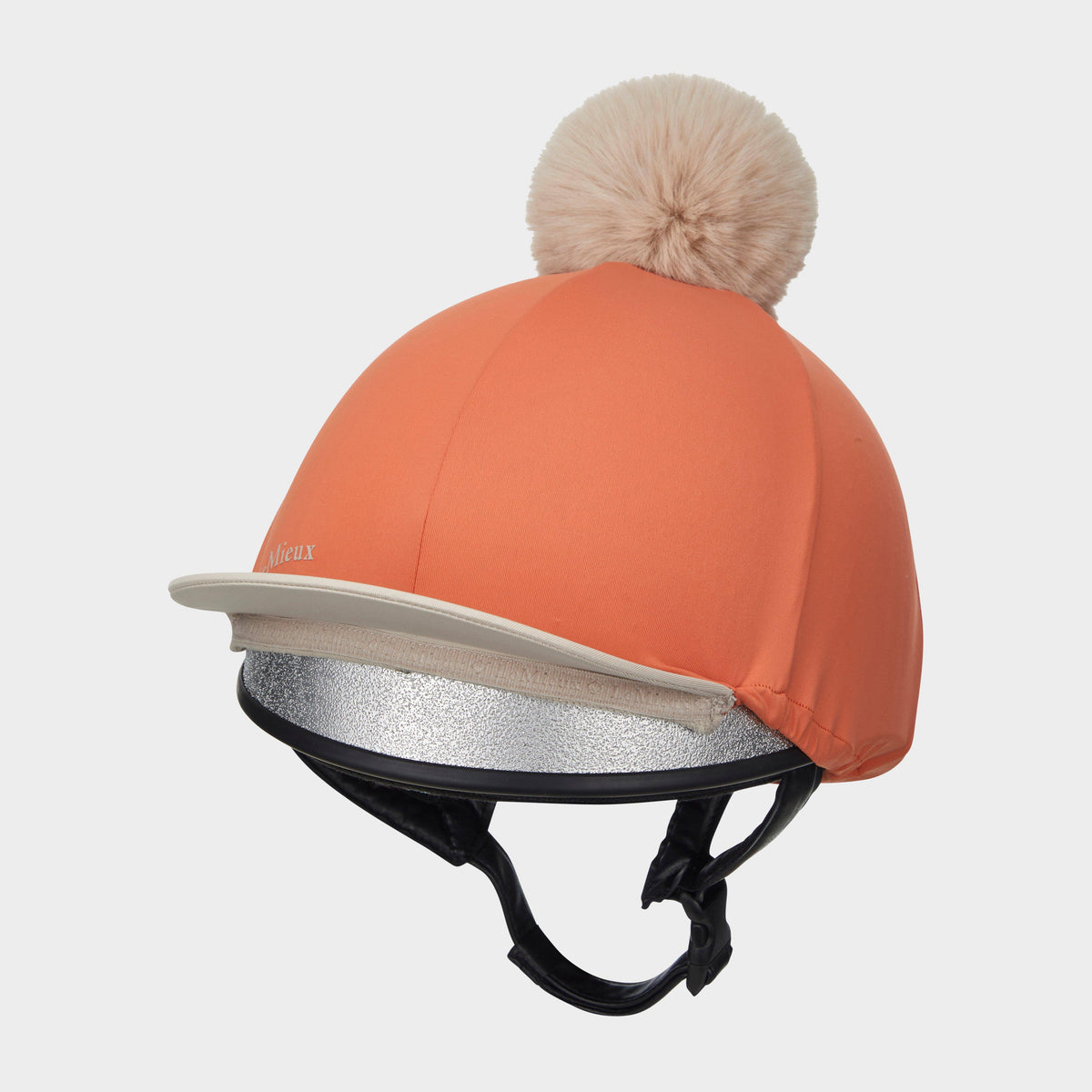 Pom Hat Silk Apricot