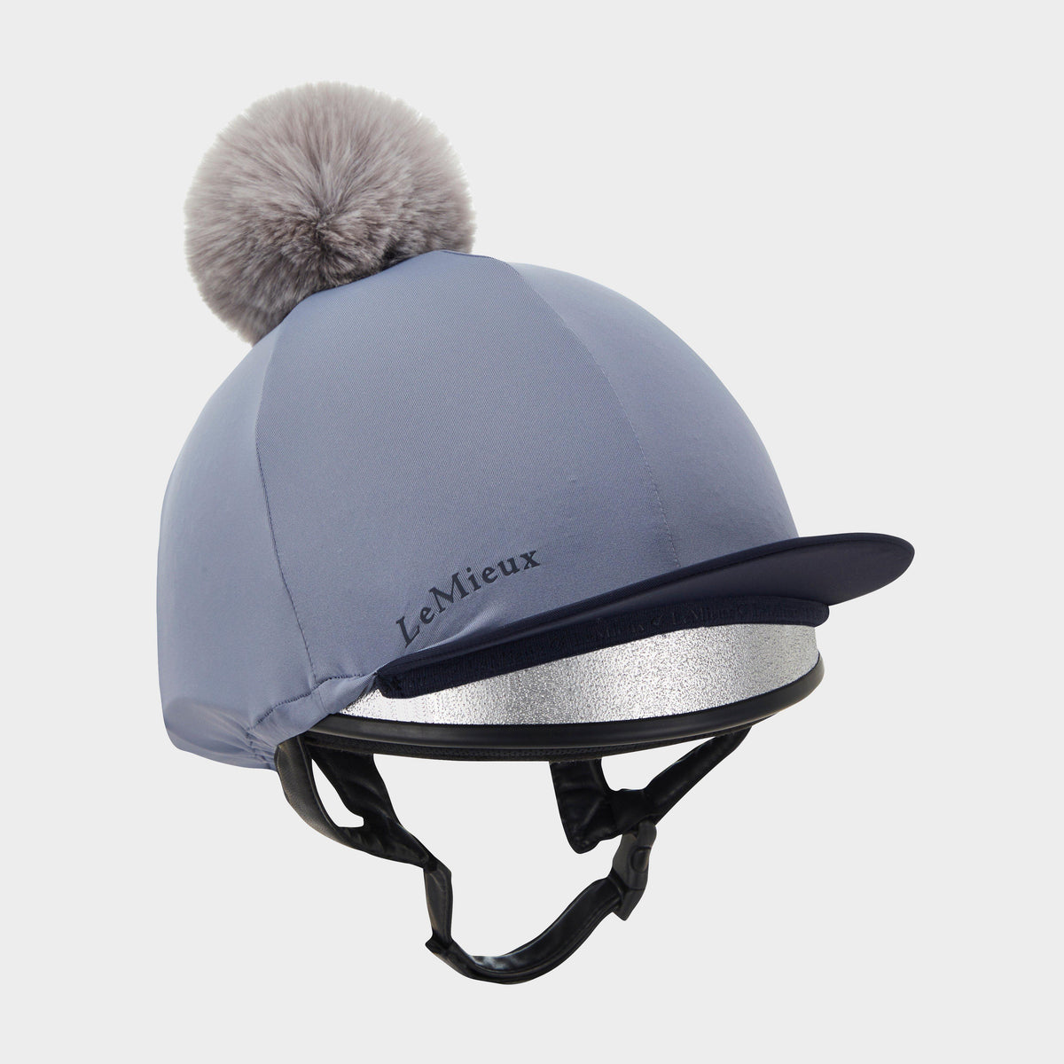 Pom Hat Silk Jay Blue