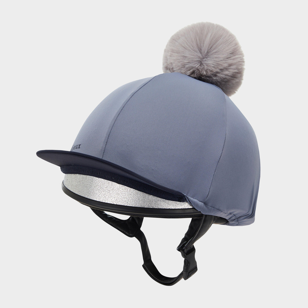 Pom Hat Silk Jay Blue