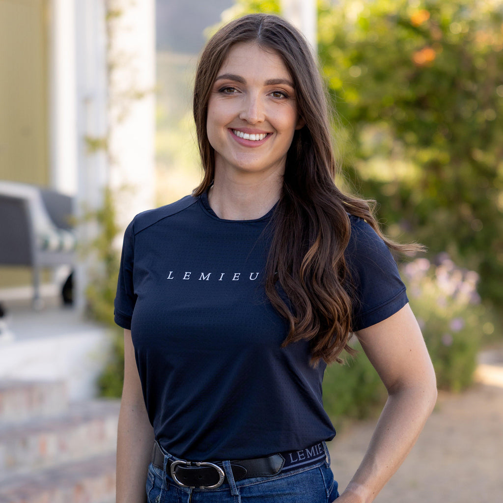 Womens Sports T-Shirt Navy