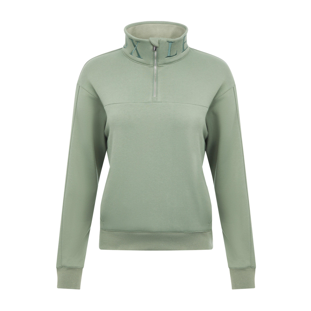 Womens Kali Quarter Zip Sweater Thyme