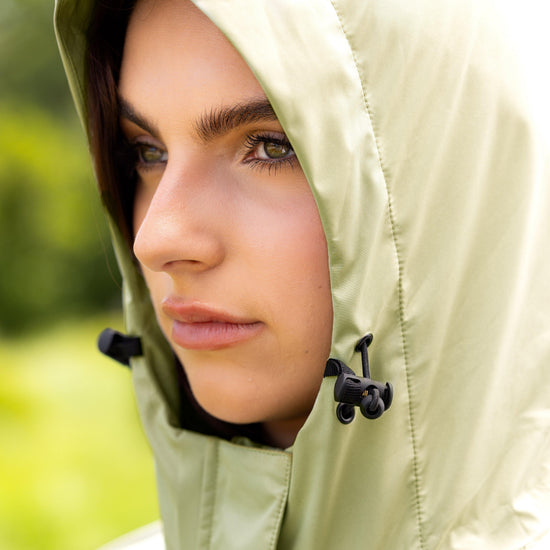 Womens Isla Short Waterproof Jacket Fern