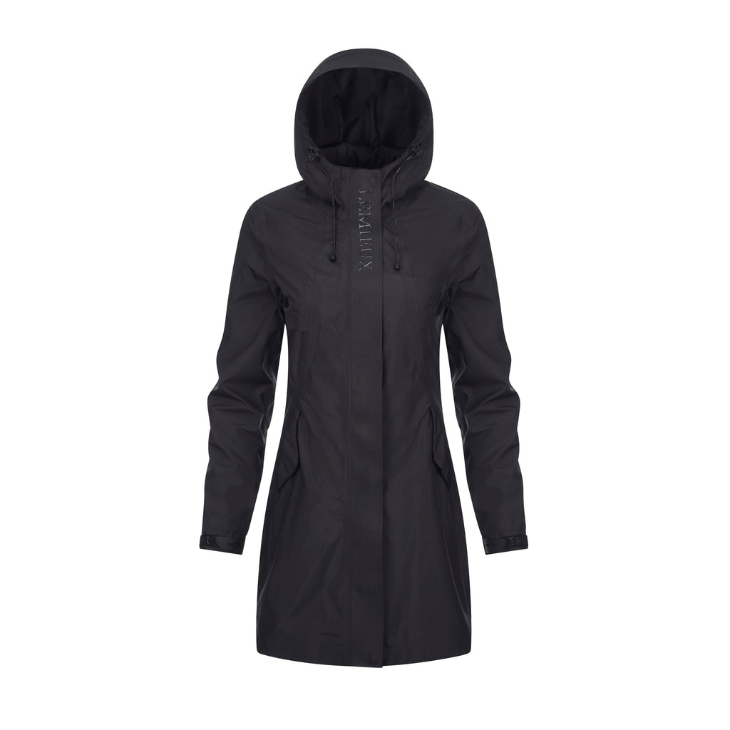 Womens Grace Long Rain Jacket Black