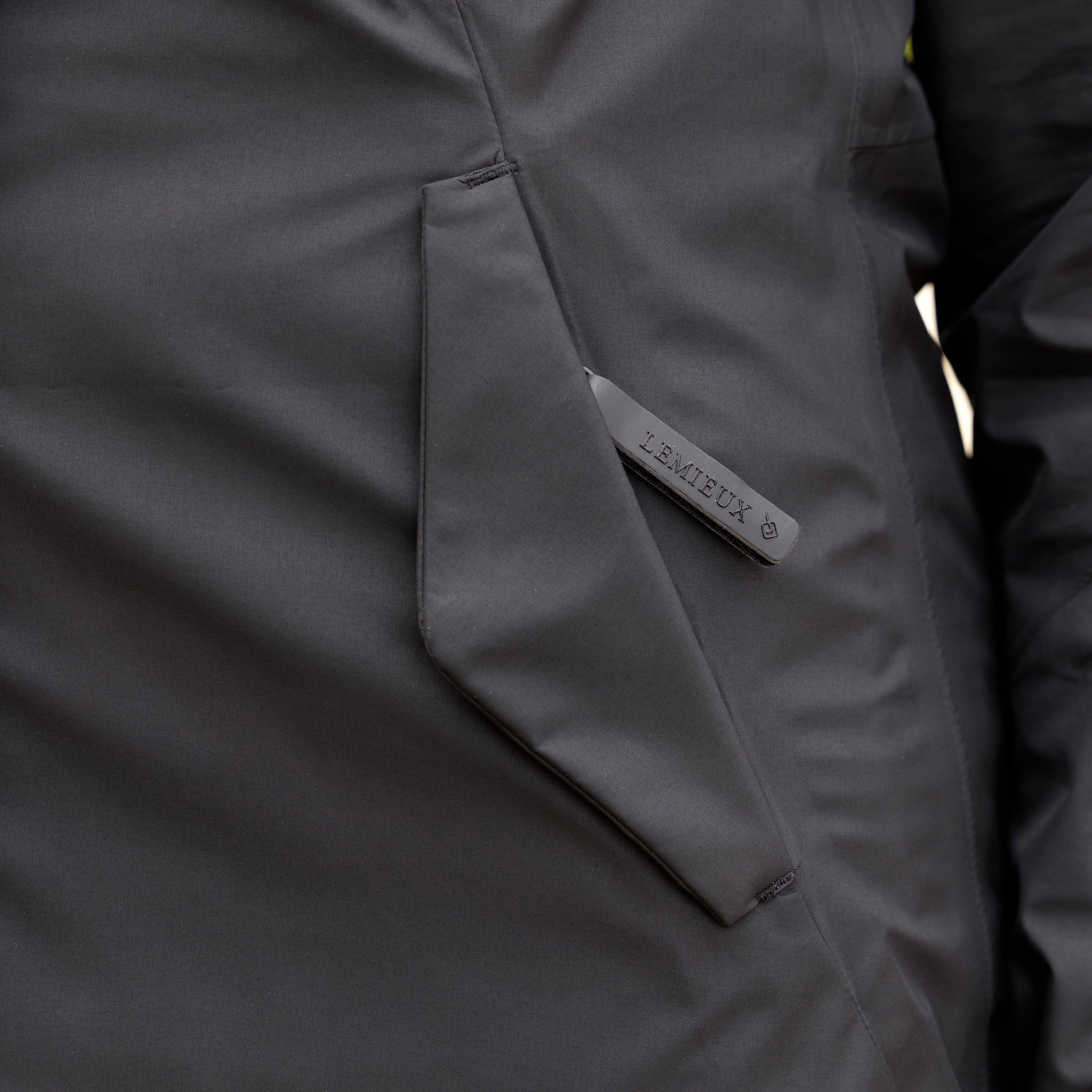 Womens Grace Long Rain Jacket Black